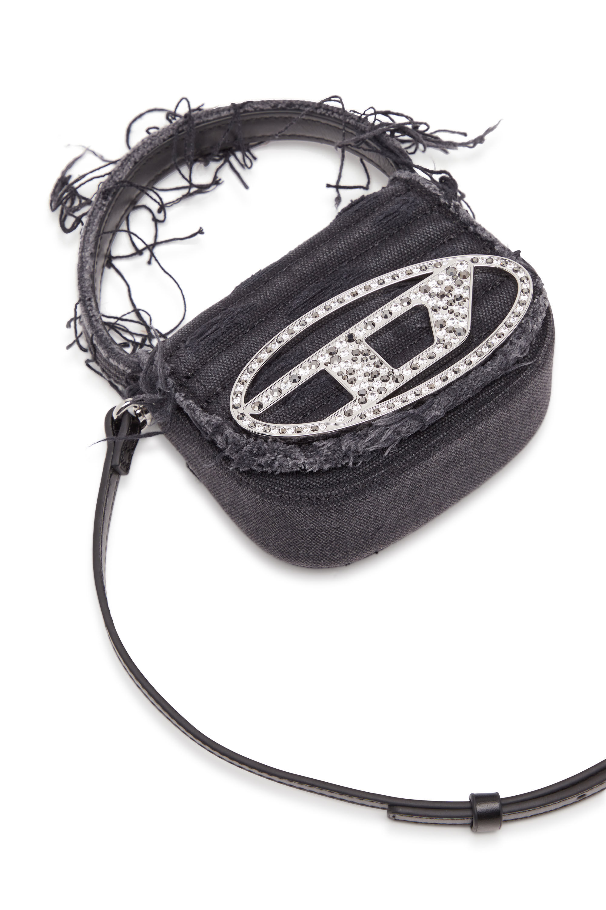 Women's 1DR XS-Iconic mini bag in canvas and leather | Black