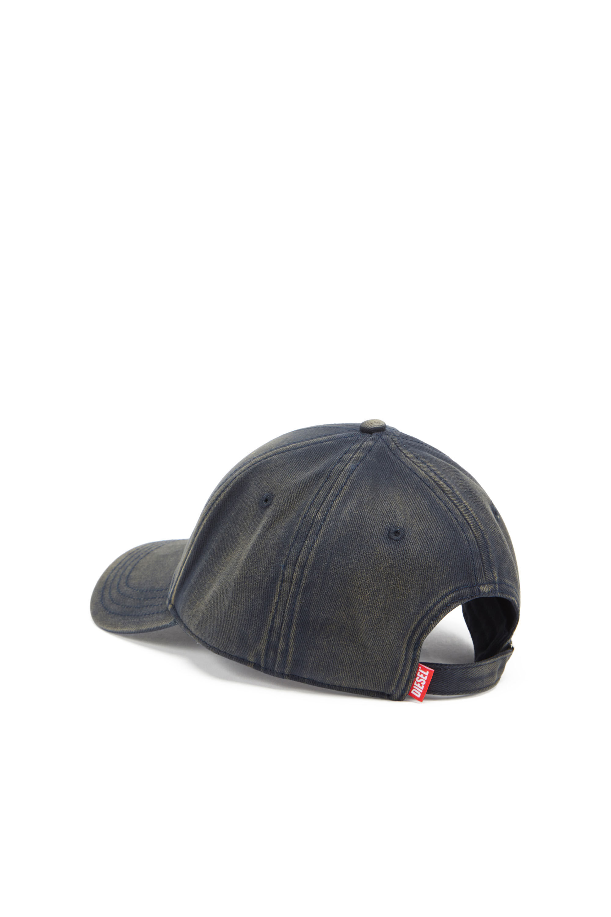 Diesel - C-RUN-WASH, Man's Baseball cap in washed cotton twill in Dark Blue - 2