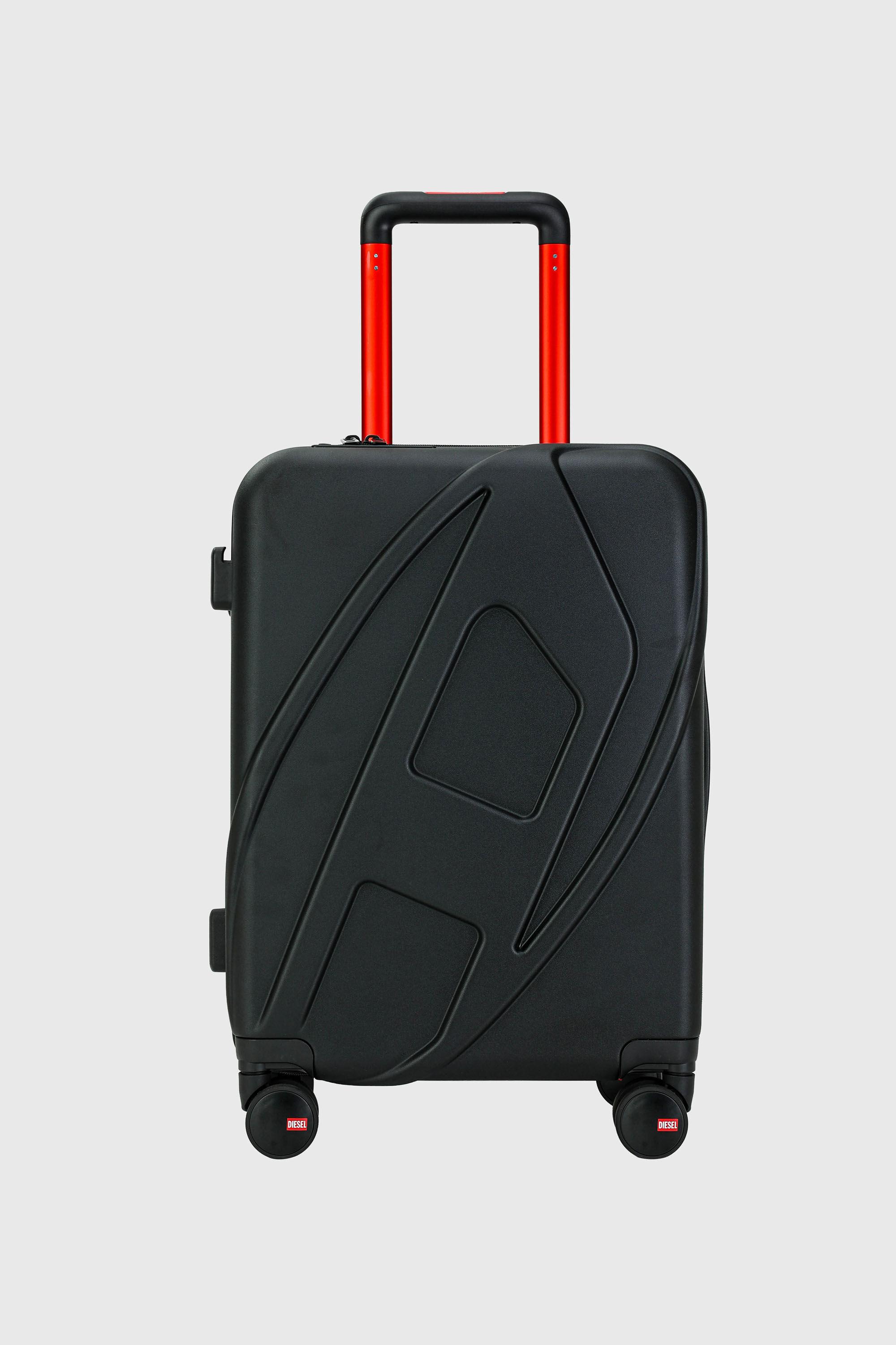 Diesel - LU0043 HARD LUGGAGE - DSL012, Unisex's Oval D suitcase size S in Black - 1
