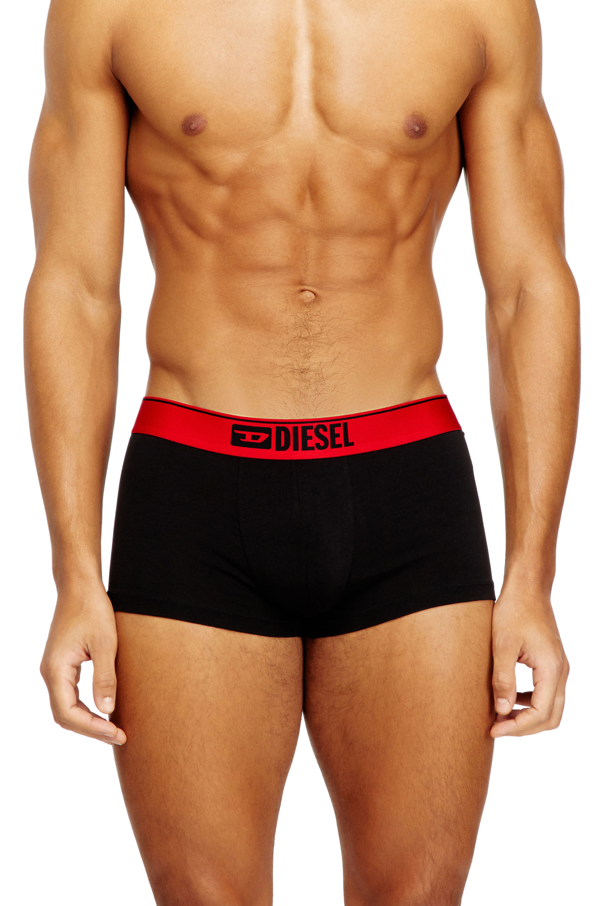 Diesel - UMBX-DAMIENTHREEPACK, Man's Three-pack of all-over Horse print boxers in Black/Red - 3
