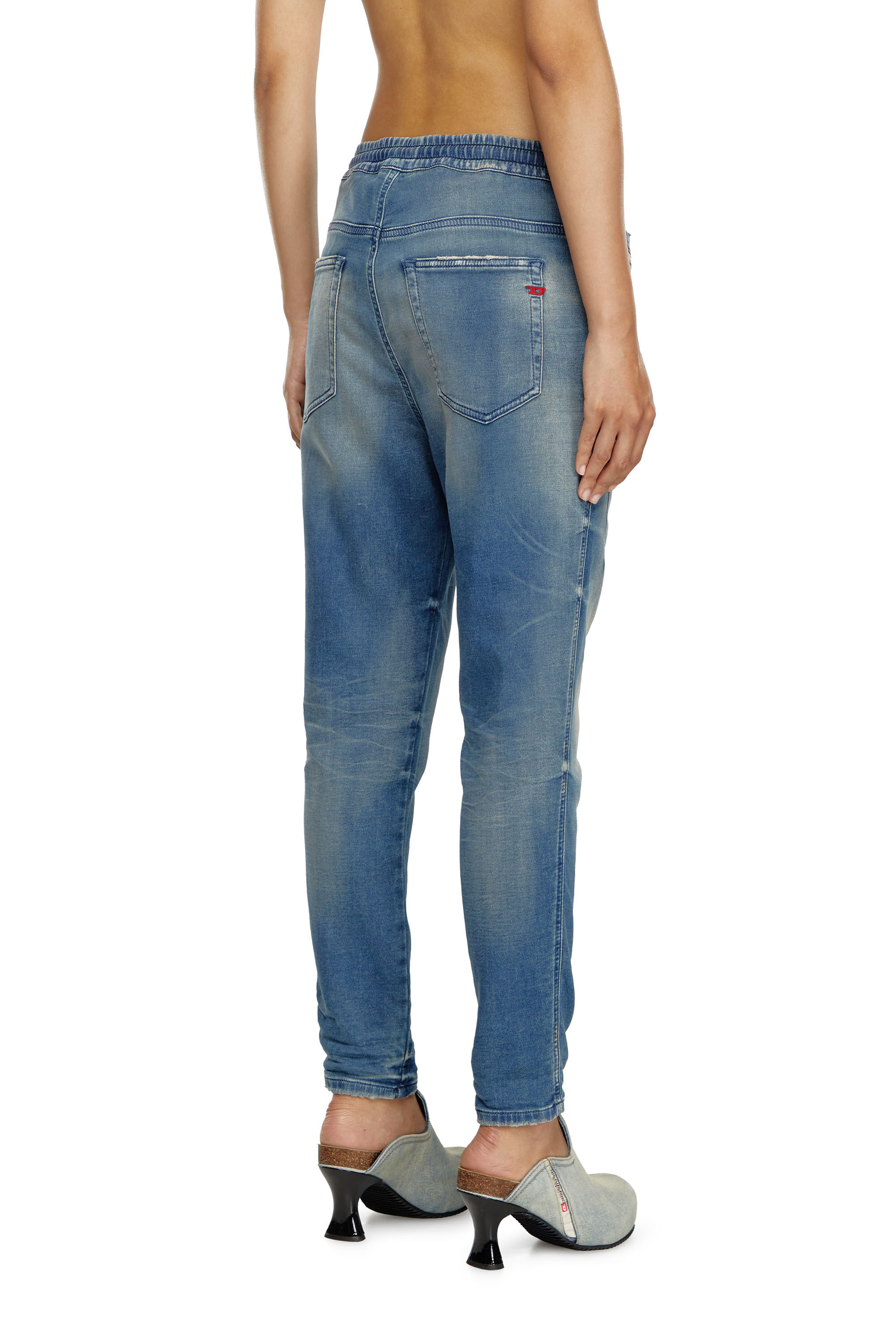 Diesel - Woman Boyfriend 2041 D-Fayza Joggjeans® 068MG, Medium blue - Image 4