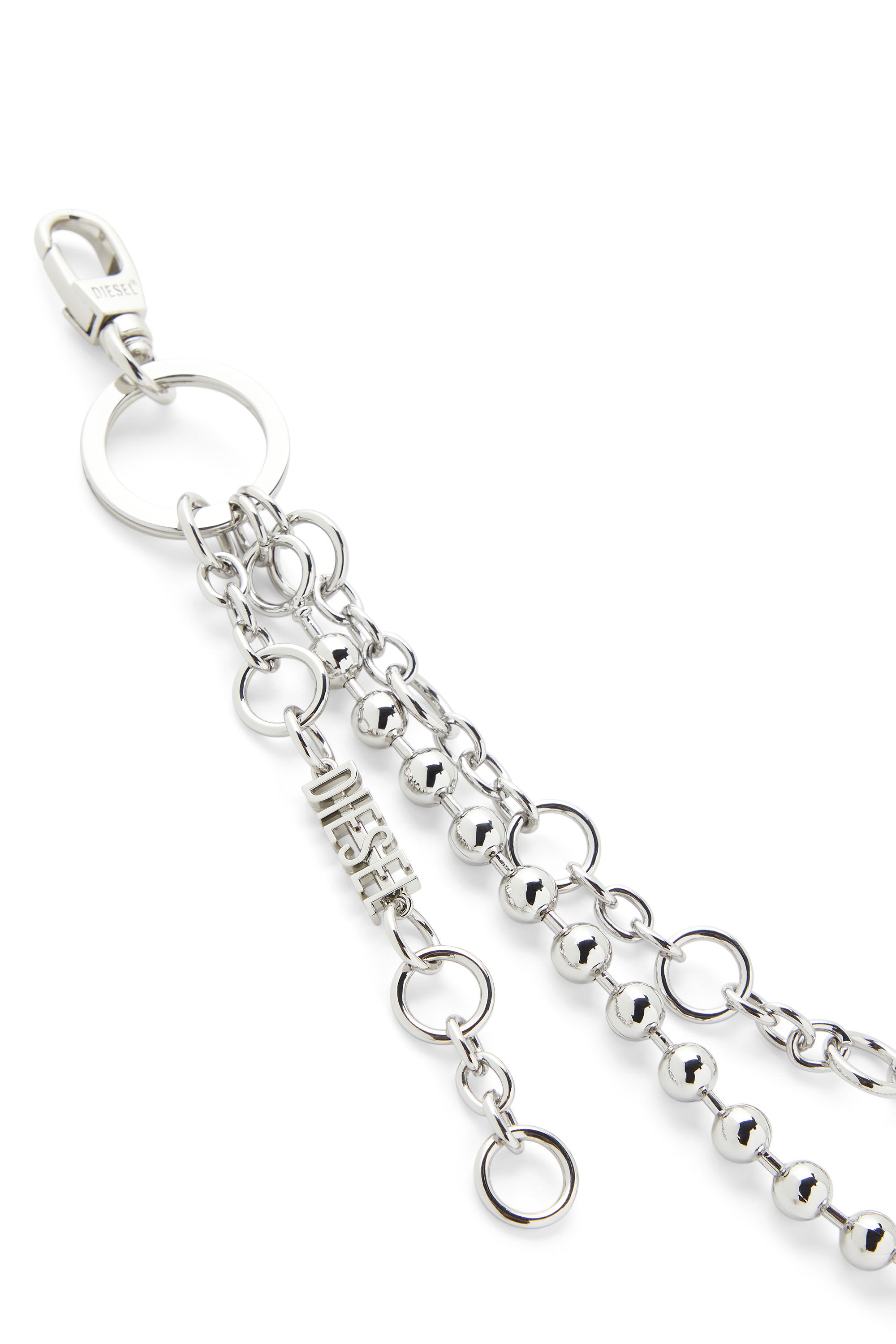 Diesel - CHAIN-D M, Woman's Metal charm chain with heart pendant in Silver - 2
