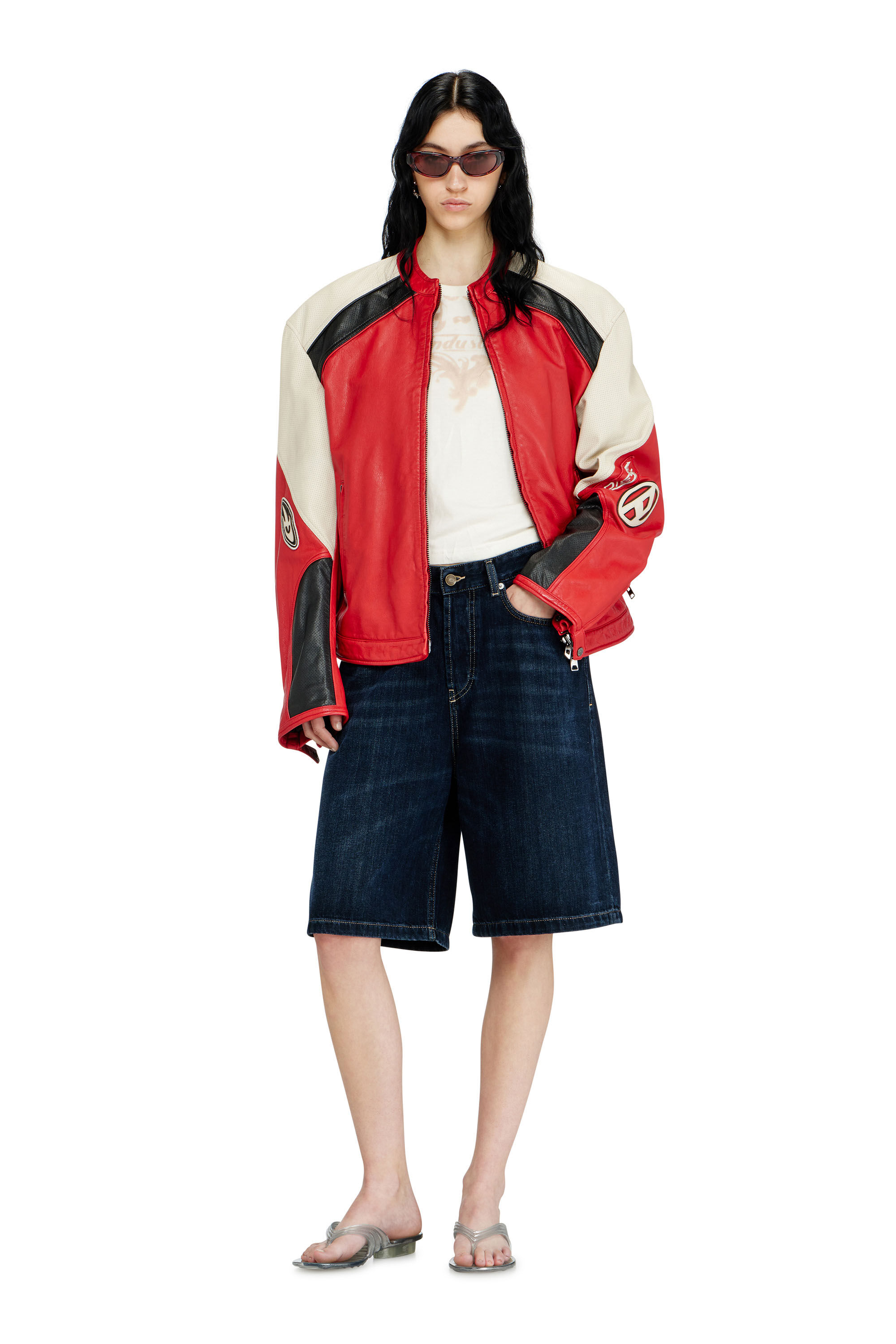 Diesel - MELISSA QUANTUM THONG, Woman's Sculptural flip-flops in Melflex&reg; in Light Grey - 7