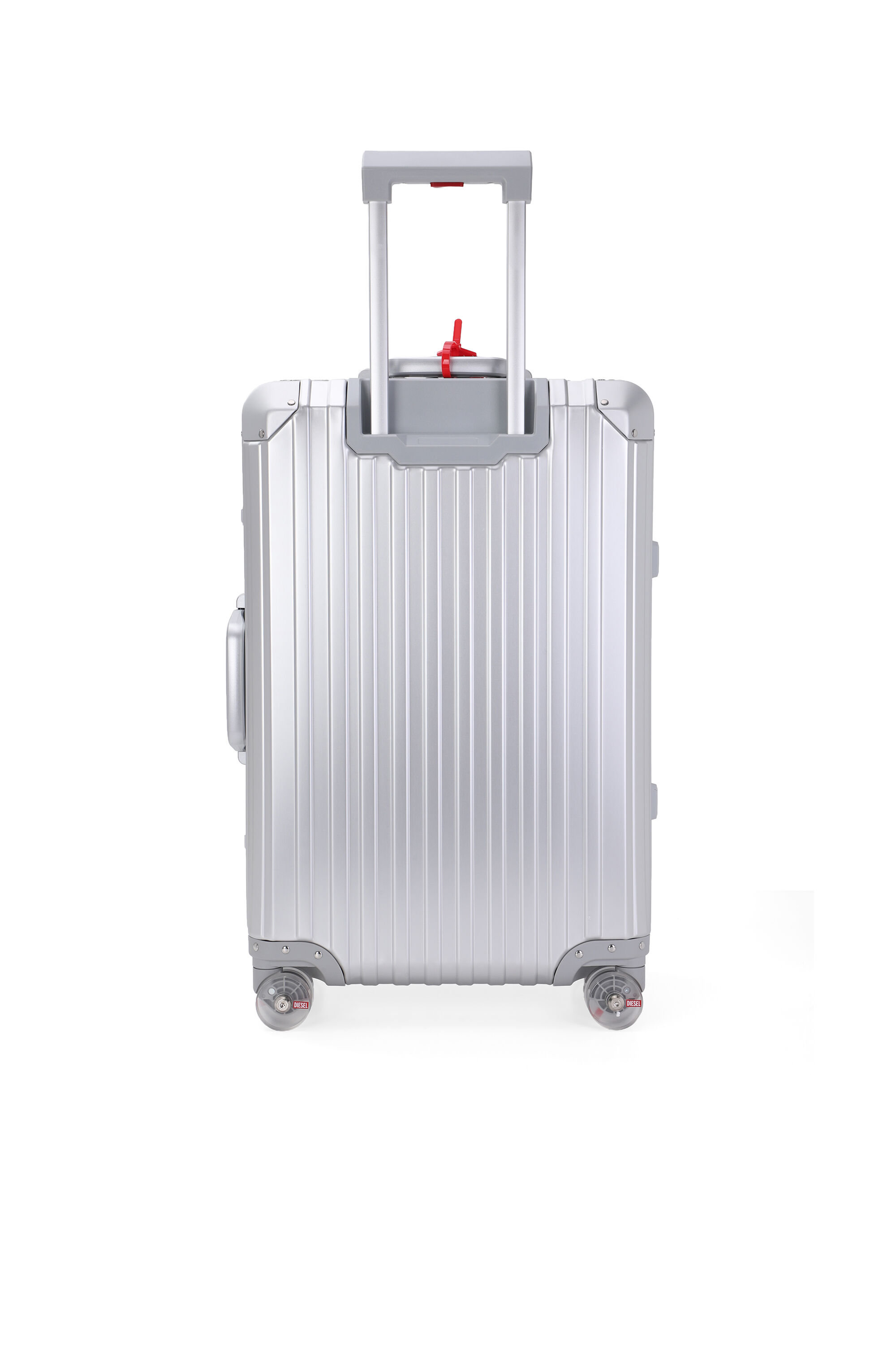 Diesel - DIESEL ALUMINUM TROLLEY- DSL002, Unisex's Aluminum suitcase size M in Silver - 2