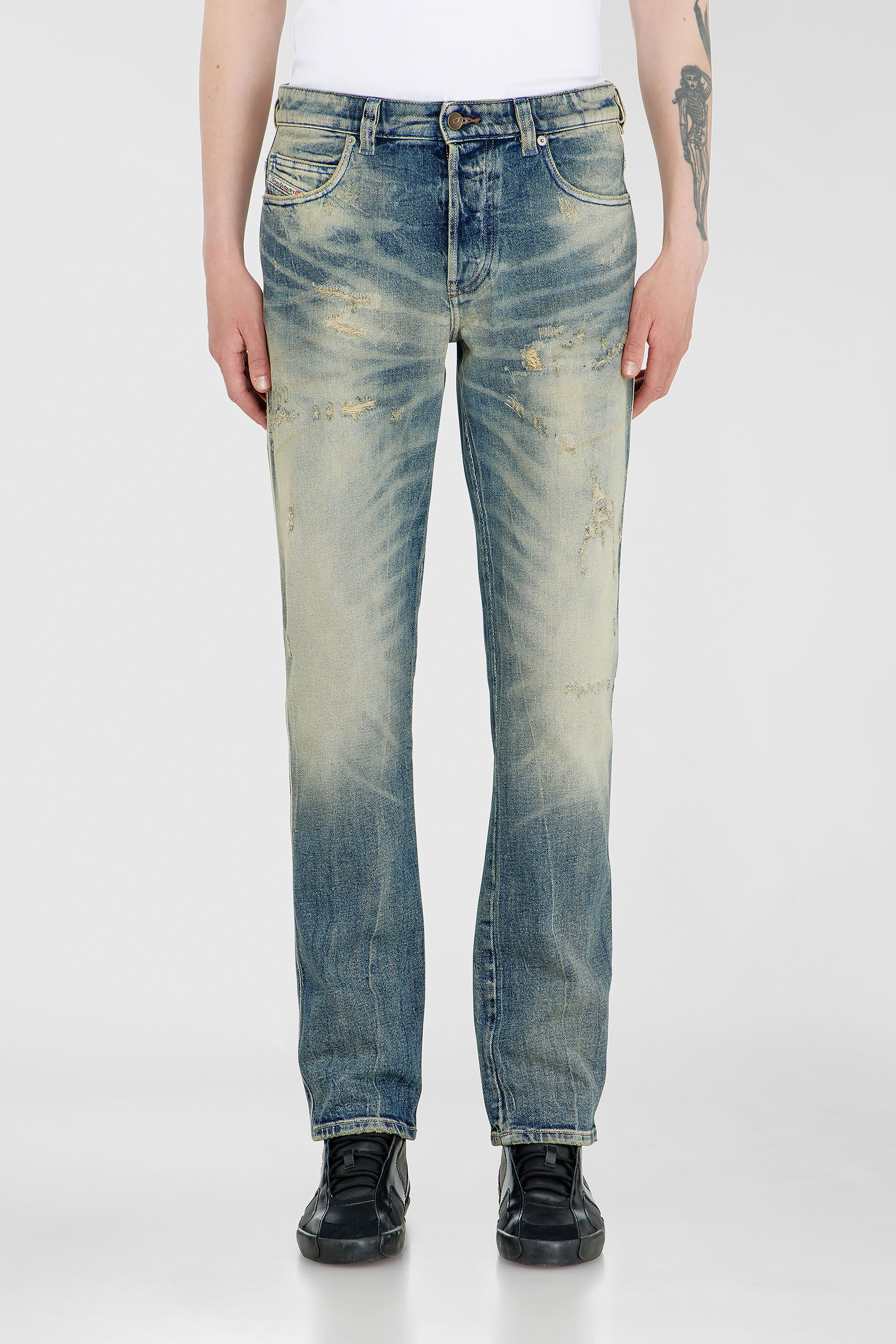 Diesel - Man's Slim Jeans 1993 D-Vyl 09P34, Medium blue - 4