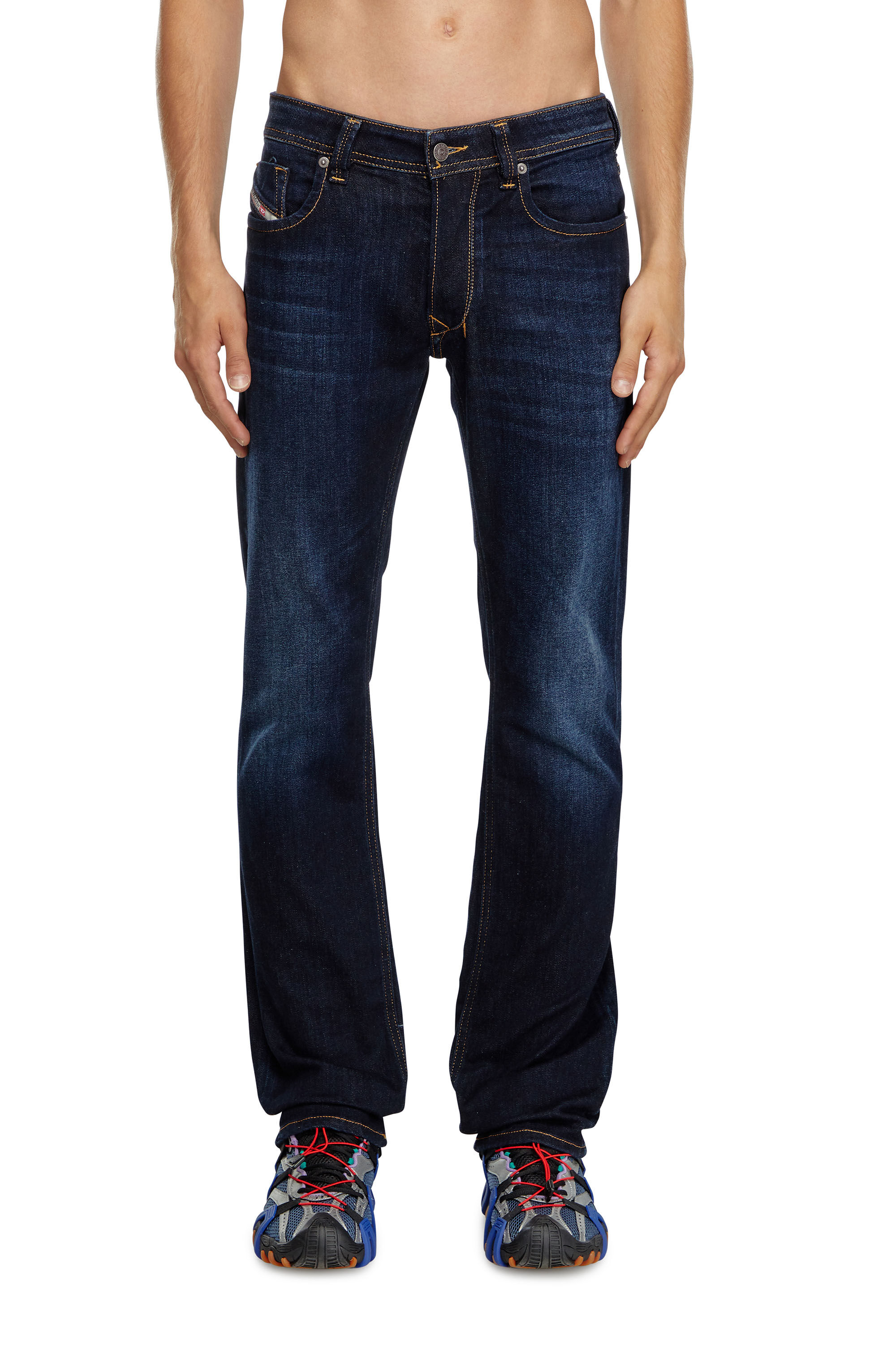 Diesel - Man Straight Jeans 1985 Larkee 009ZS, Dark Blue - Image 3