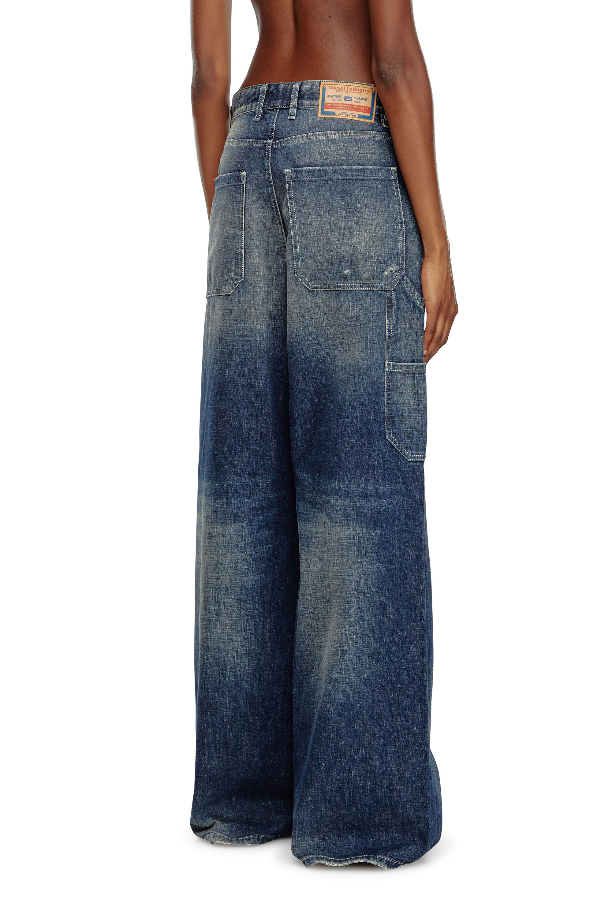 DIESELデニムRelaxed Jeans 1996 D-Sire 09j91 Women's Relaxed Jeans | Dark Blue | Diesel 1996 D-Sire