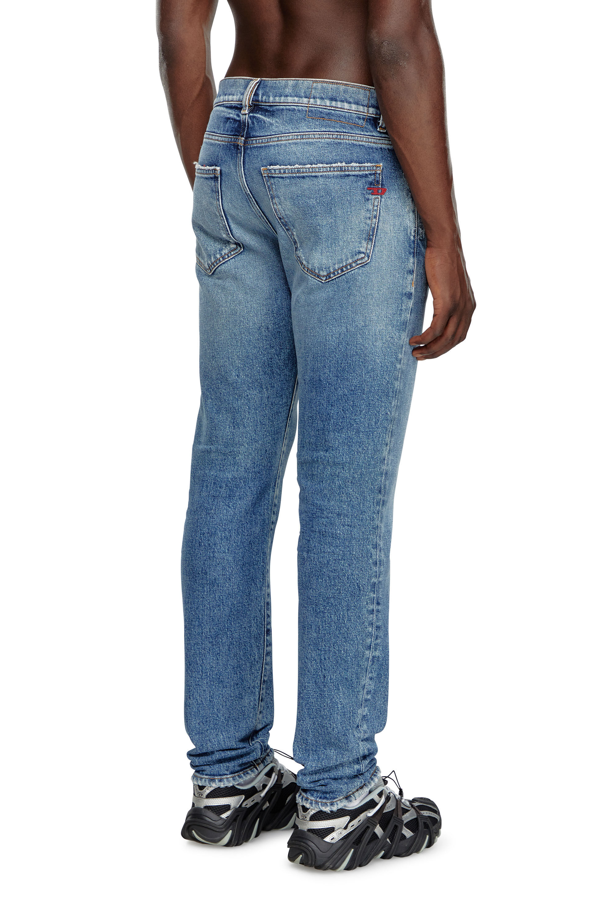 Diesel - Man Slim Jeans 2019 D-Strukt 09F16, Medium blue - Image 4