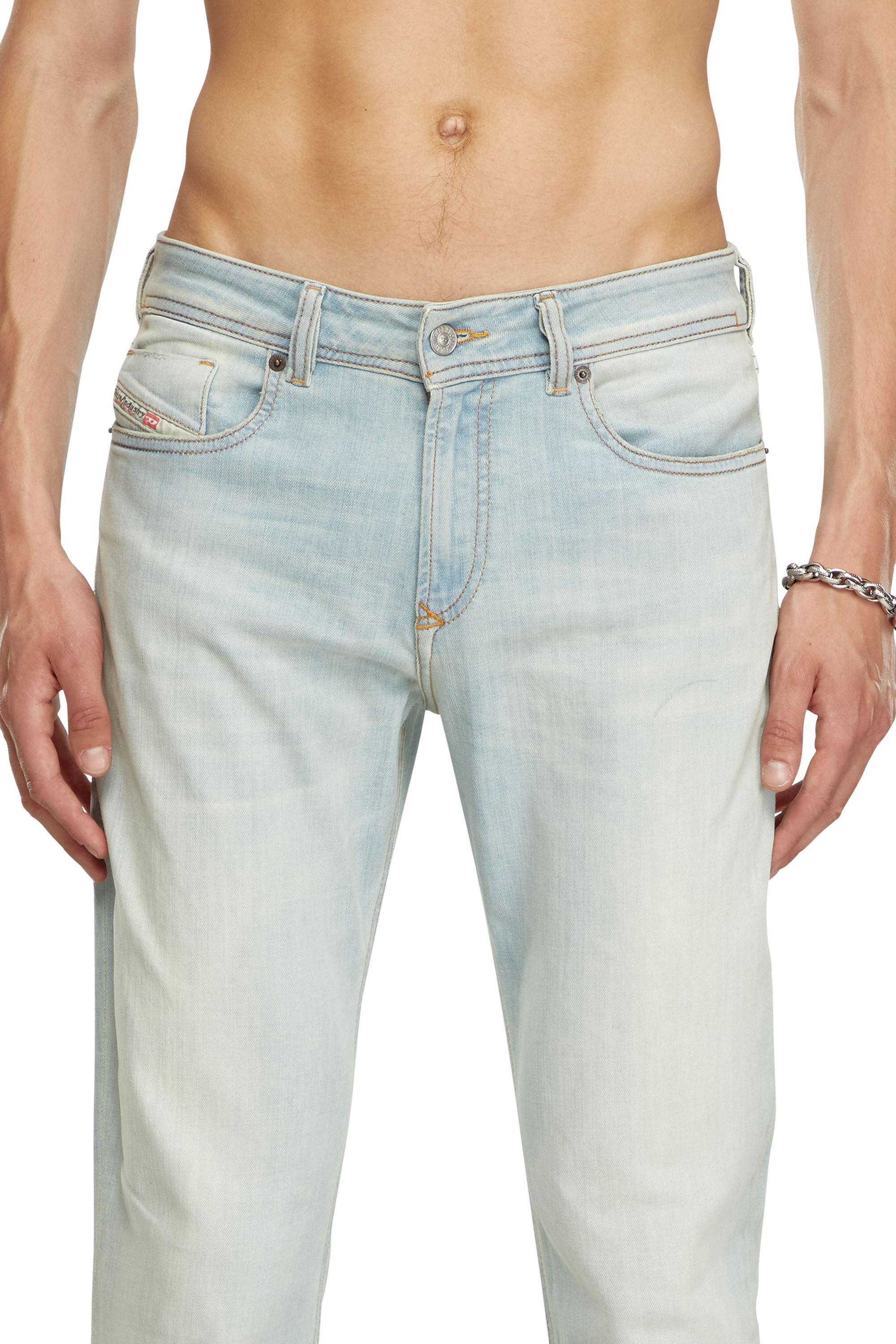 Diesel - Man Skinny Jeans 1979 Sleenker 09J19, Light Blue - Image 5