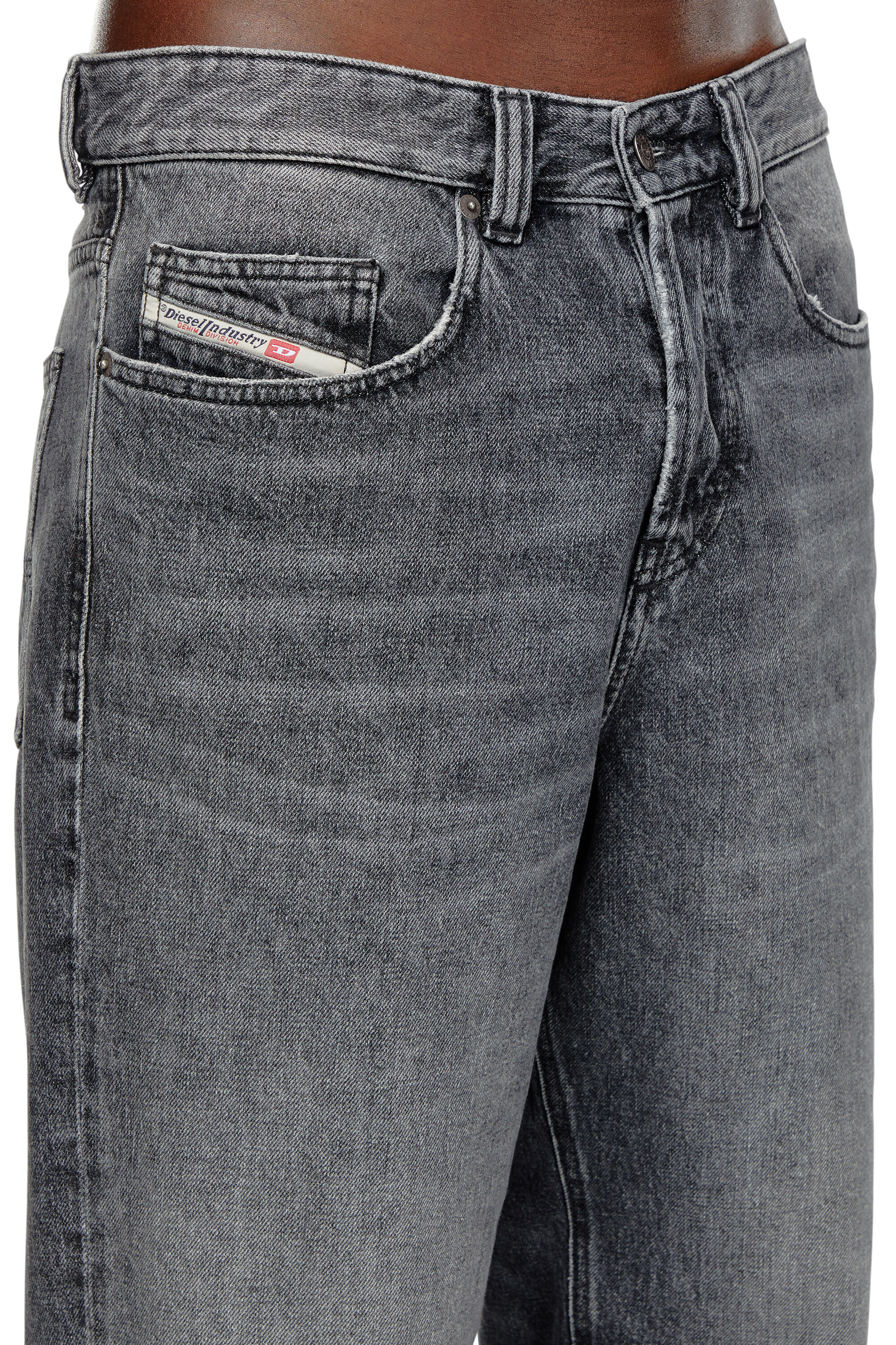 Diesel - Man Straight Jeans 2001 D-Macro 007X3, Dark grey - Image 5