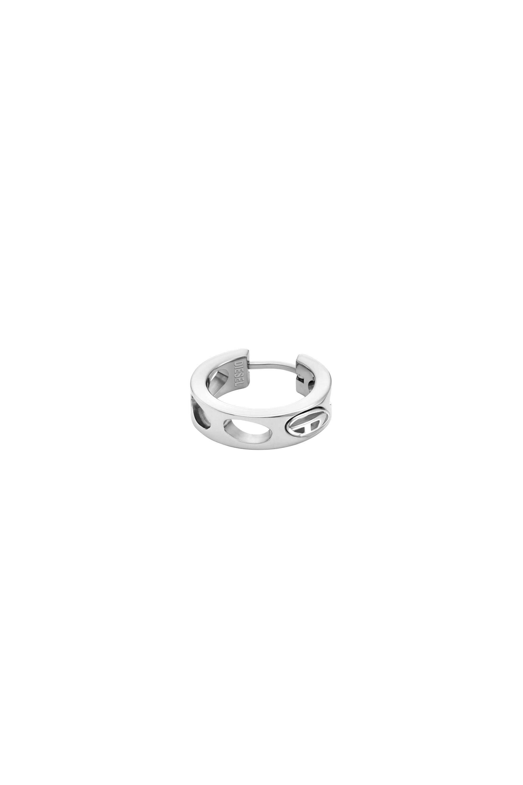 Women's Stainless Steel Hoop Earring | Silver | Diesel {{Country}}