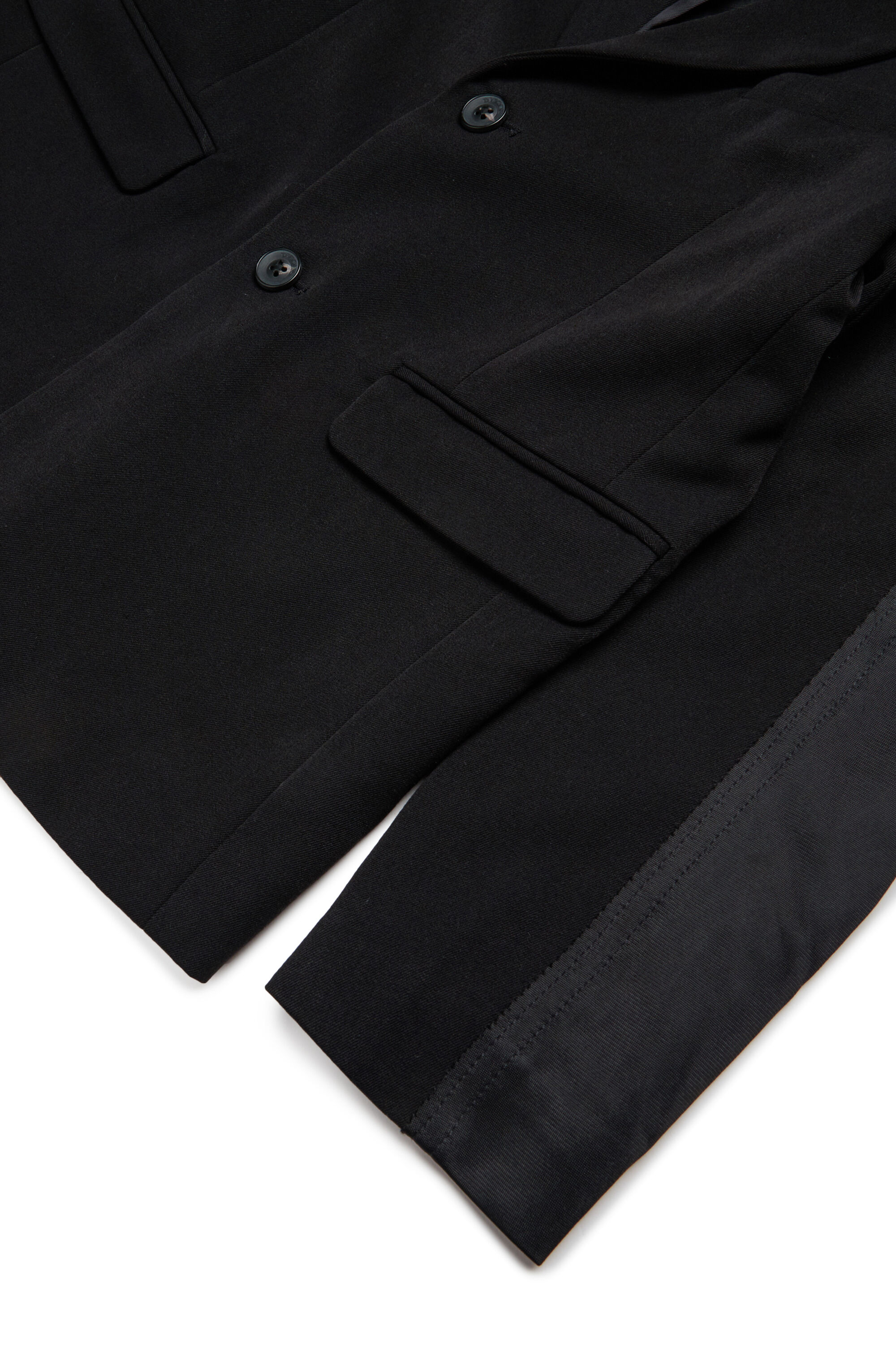 Diesel - JWIRE, Man's Suit jacket in mixed fabrics in Black - 4