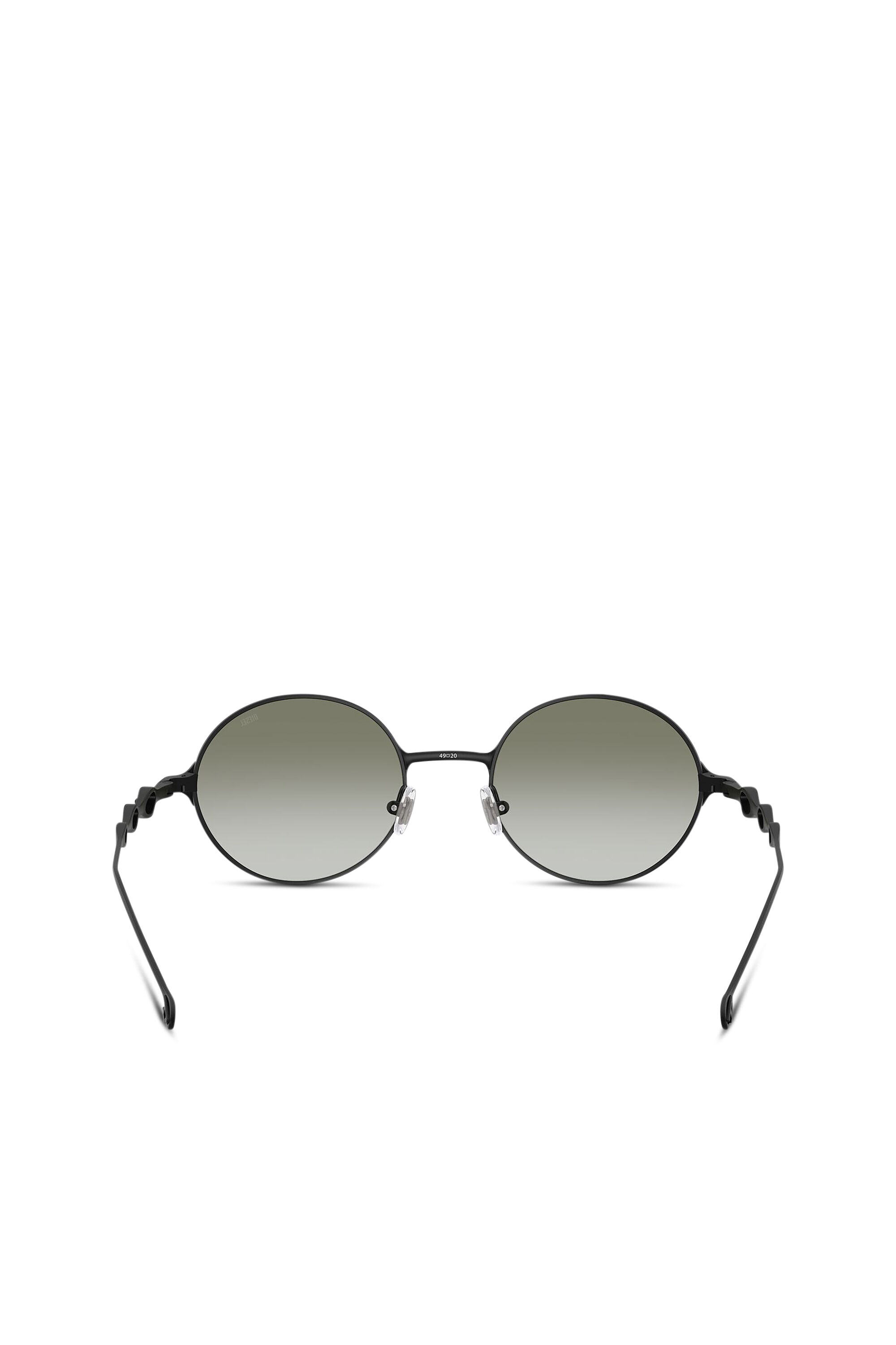 Diesel - 0DL1008, Unisex's Square sunglasses in Black/Green - 3
