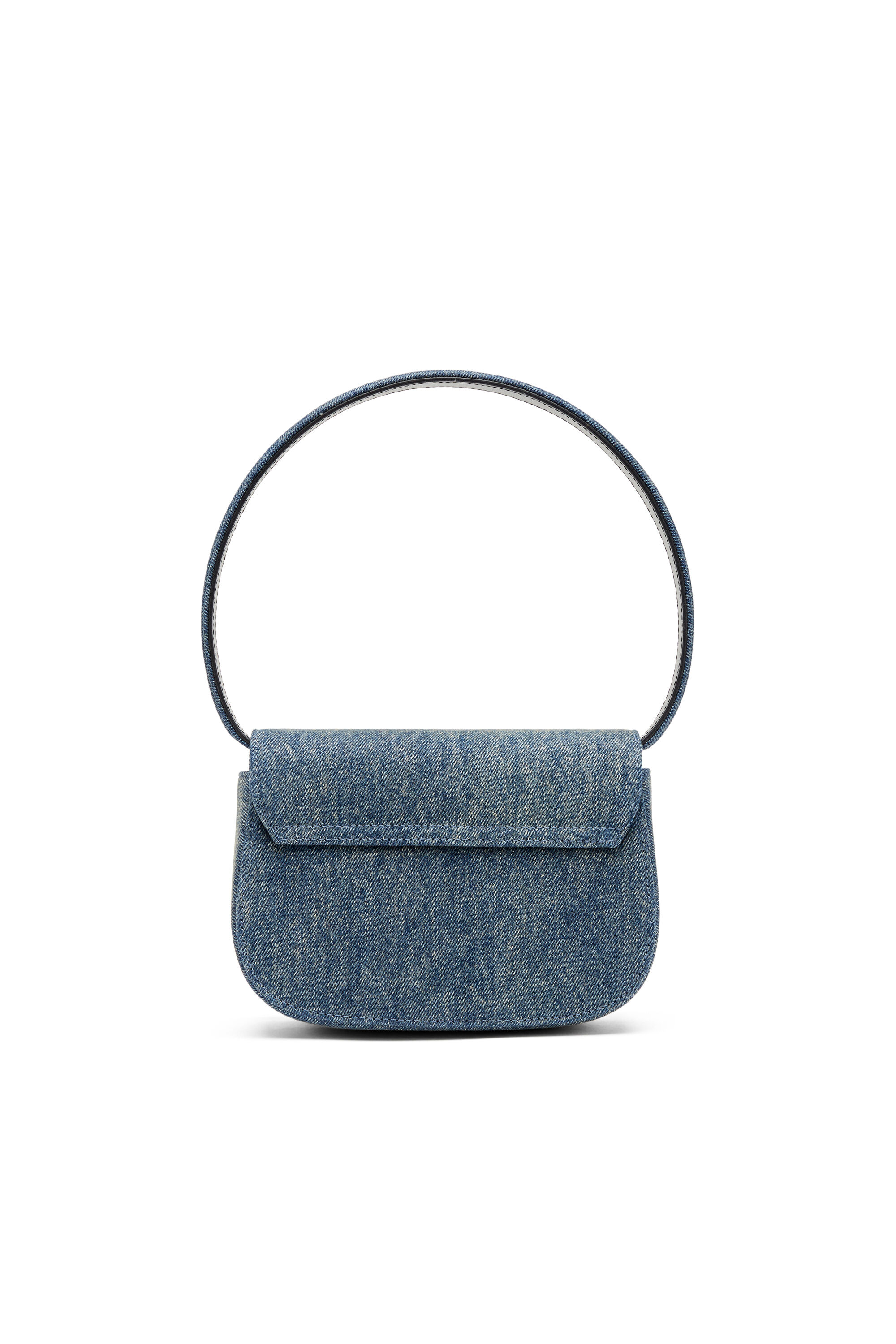 Diesel - 1DR, Woman's 1DR-Iconic shoulder bag in solarised denim in Blue - 3