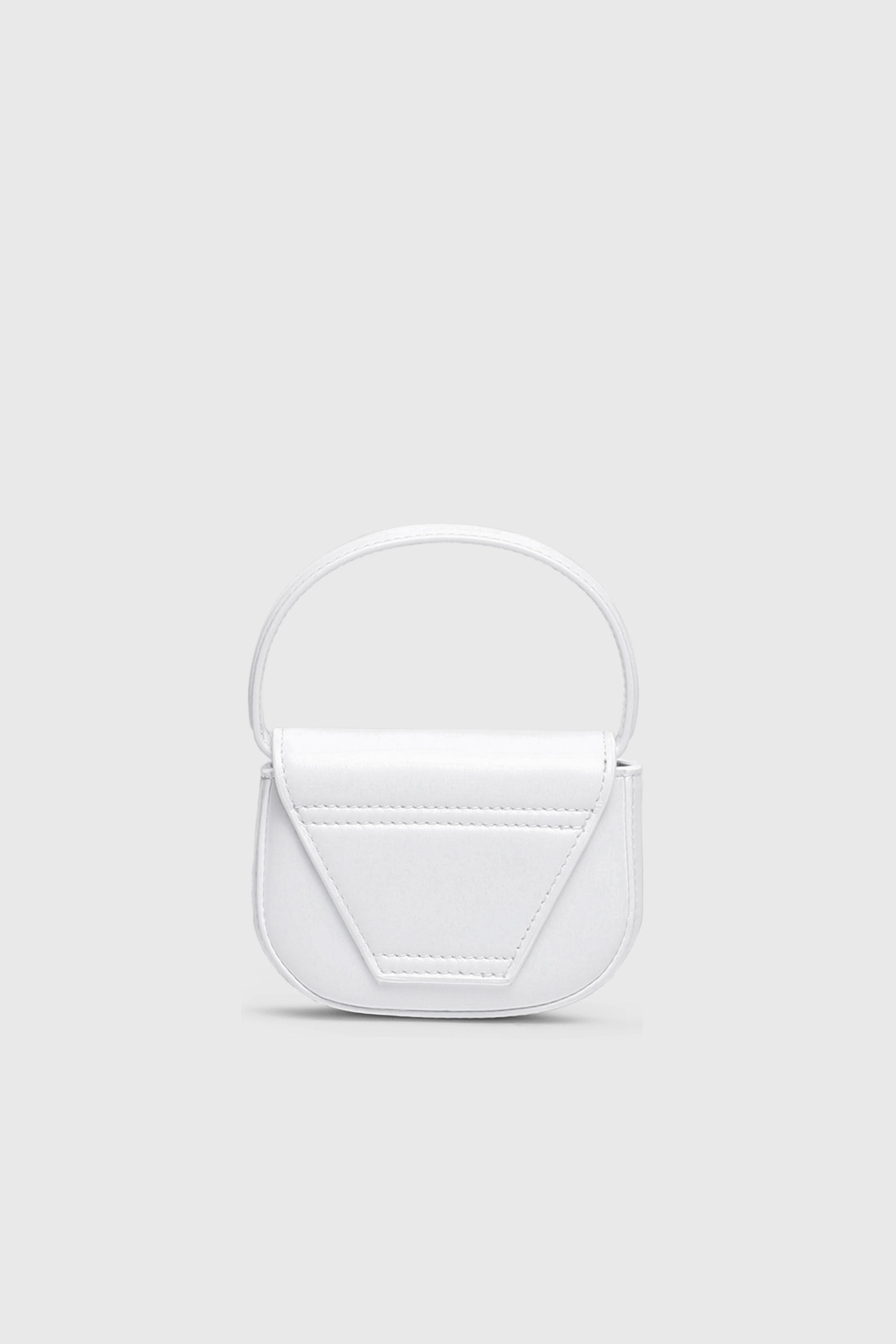 Diesel - 1DR XS, Woman's 1DR XS-Iconic mini bag with D logo plaque in White - 3