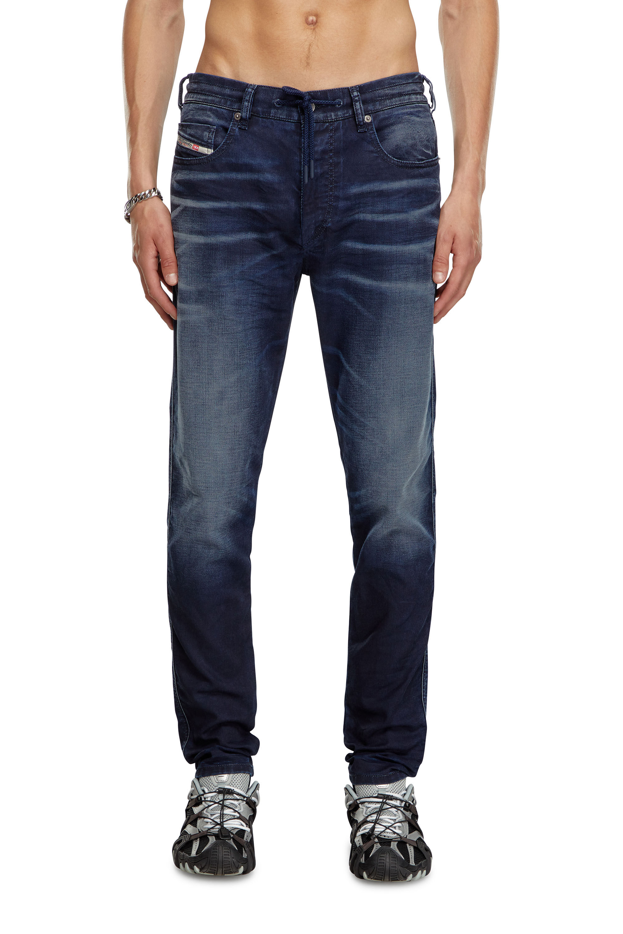 Diesel - Man Slim 2060 D-Strukt Joggjeans® 068LY, Dark Blue - Image 3