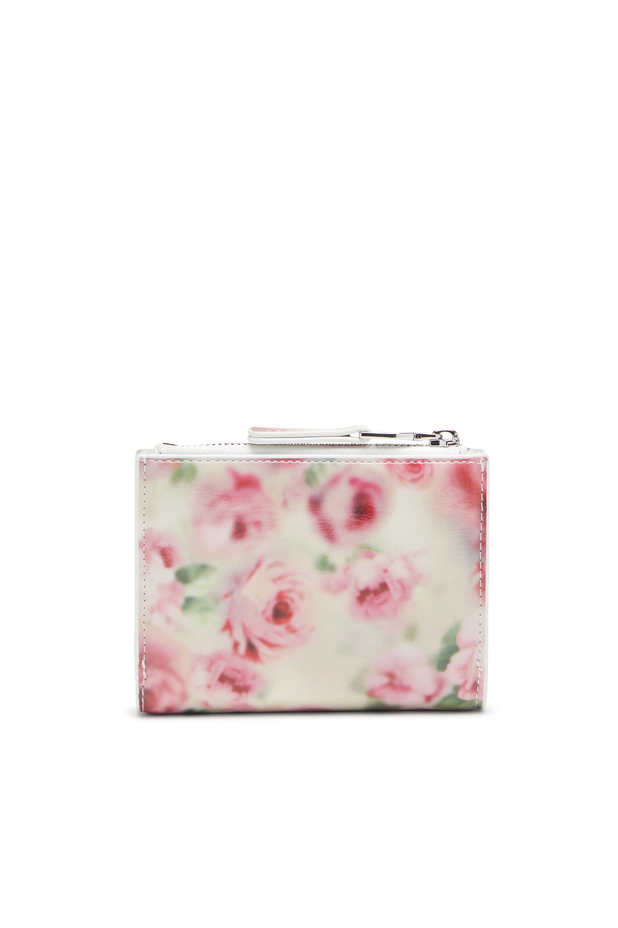 Women's Small wallet in printed glossy PU | Multicolor | Diesel