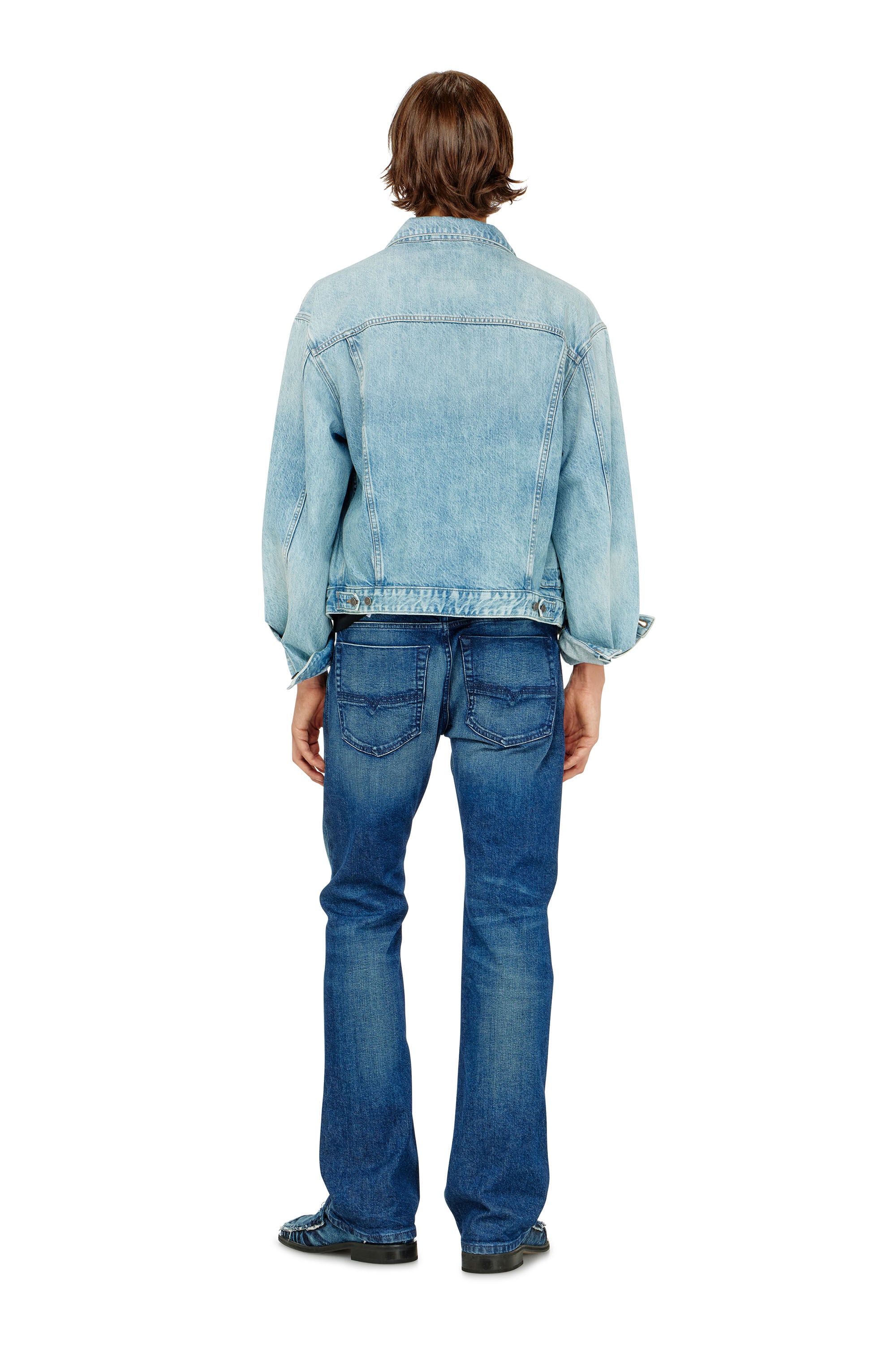 Diesel - Man's Bootcut Jeans 2007 Zatiny 09L51, Dark Blue - 3