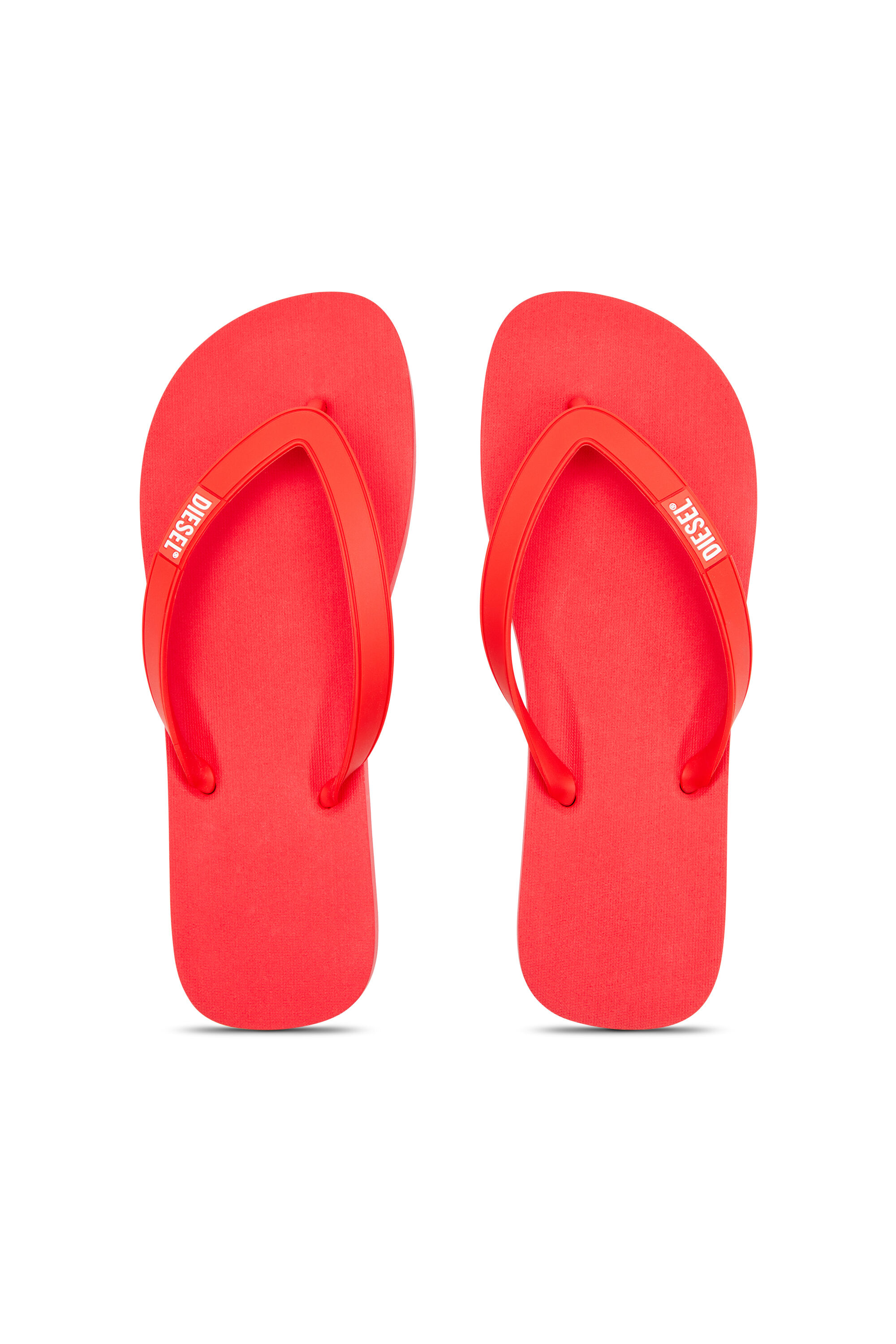Diesel - SA-RIO, Man's Sa-Rio-Rubber flip-flops in Red - 4