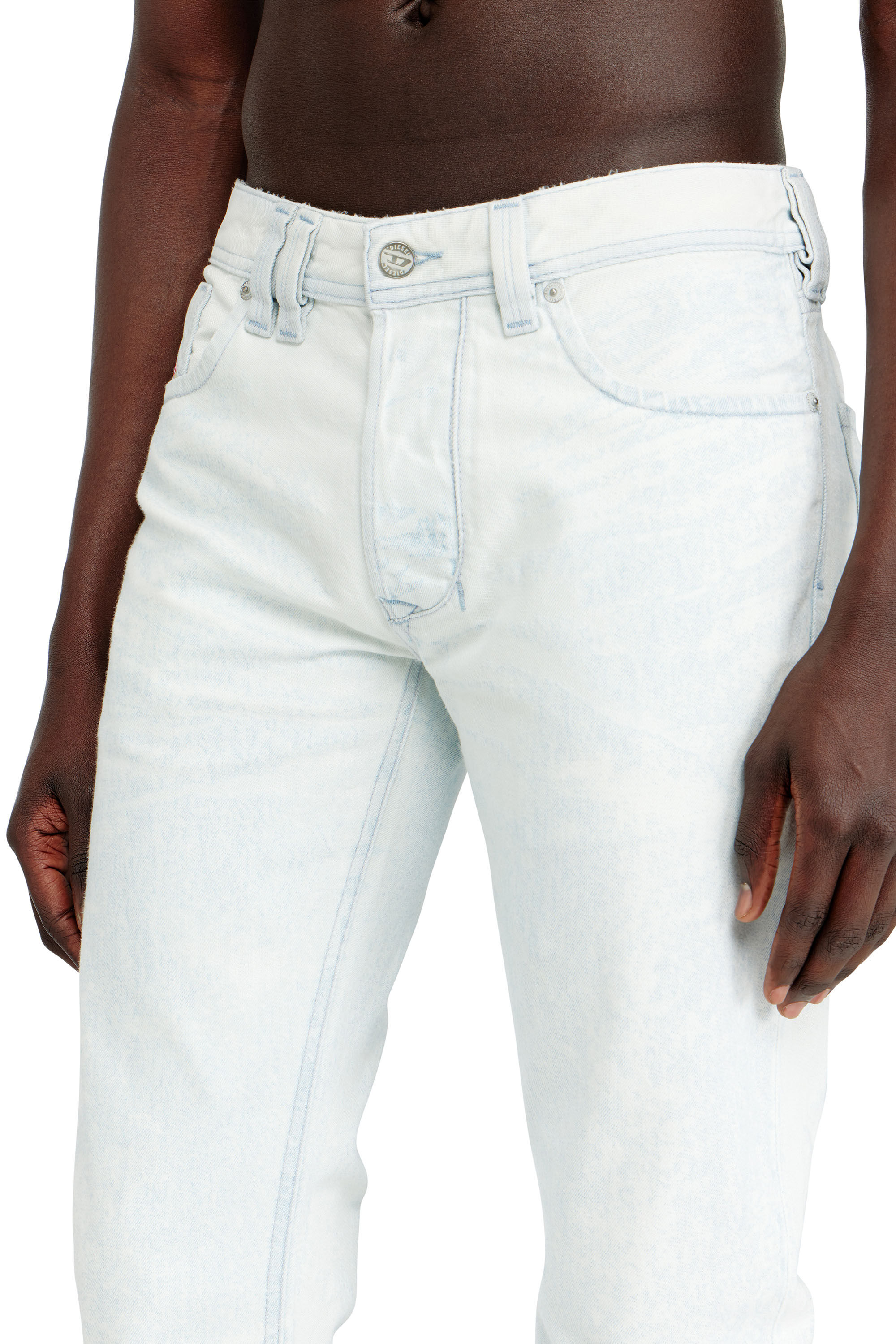 Diesel - Man's Regular Jeans 1985 Larkee 09Q16, Light Blue - 5