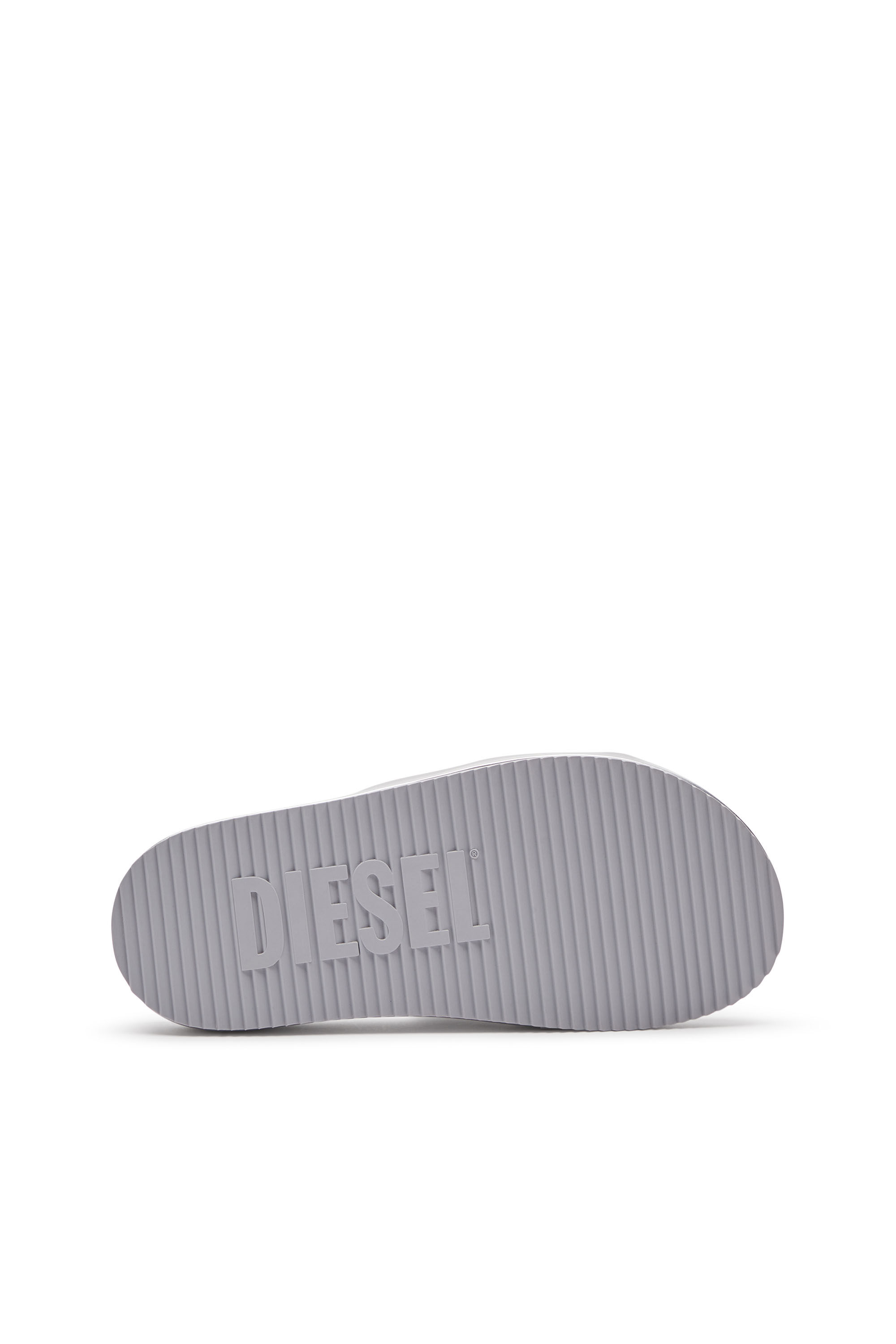 Diesel - SA-SLIDE D OVAL W, Silver - Image 5