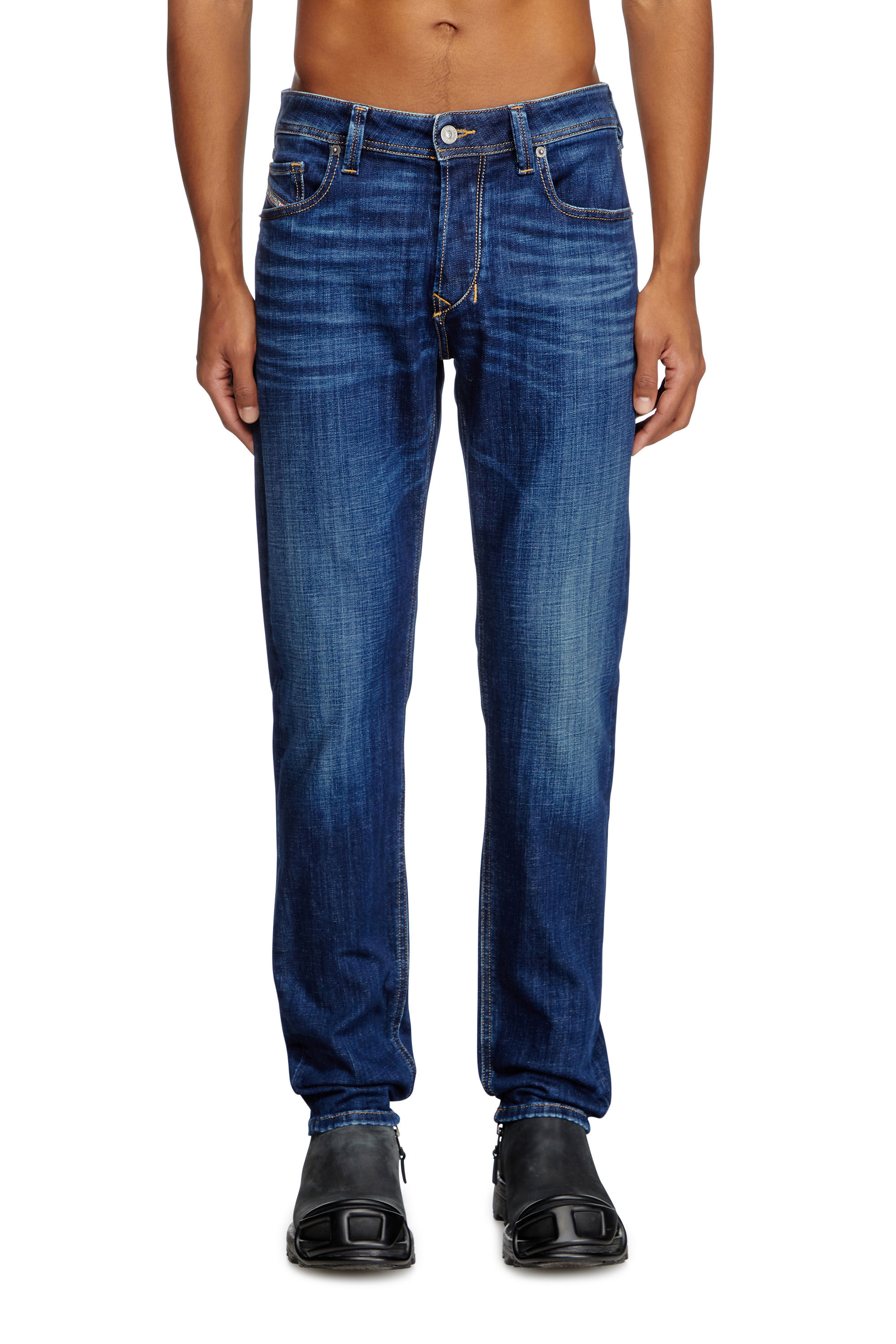 Diesel - Man's Regular Jeans 1986 Larkee-Beex 09L62, Dark Blue - 3