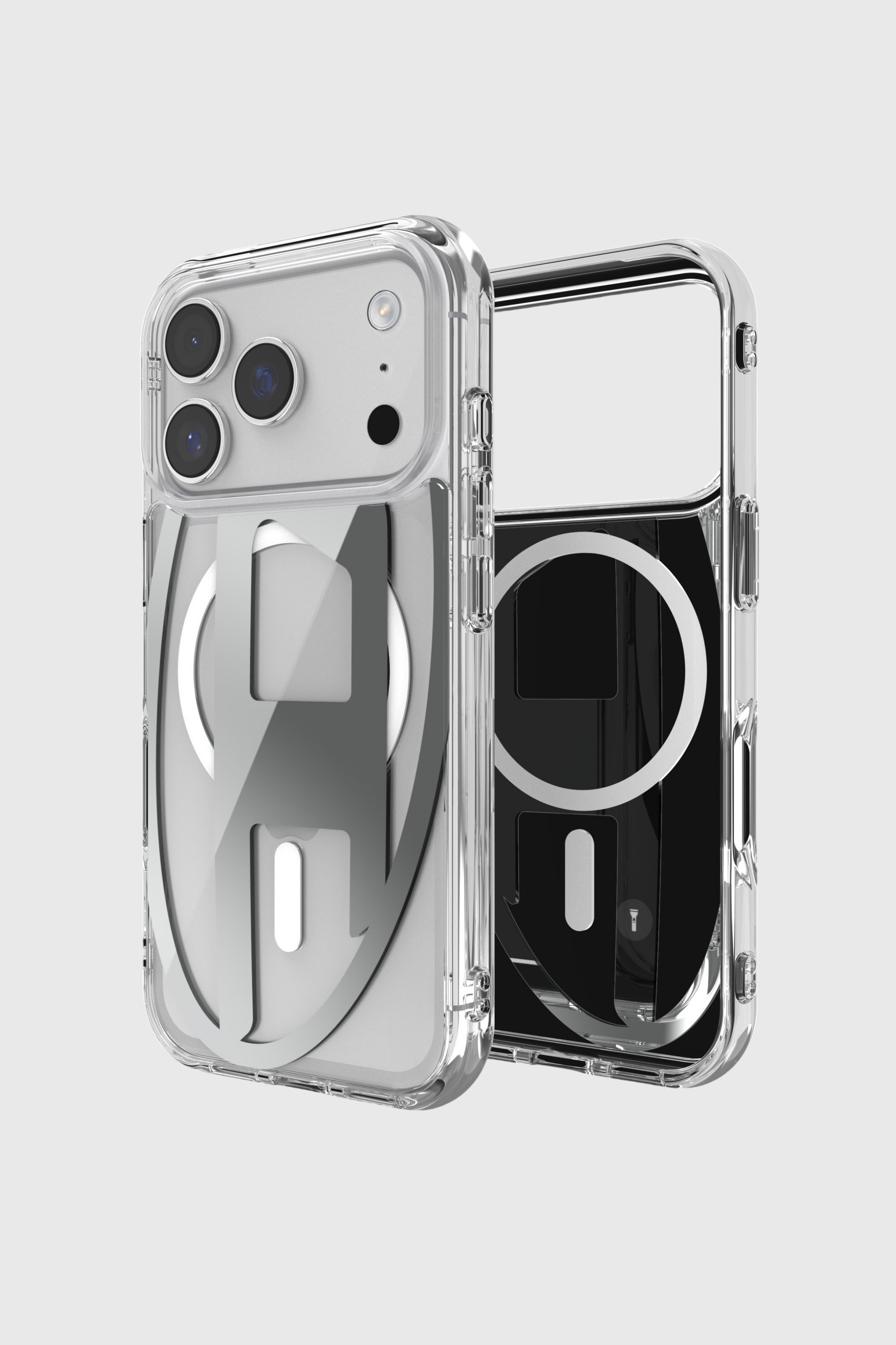 Women's Oval D metallic case with magsafe for iPhone 17 Pro | Grey