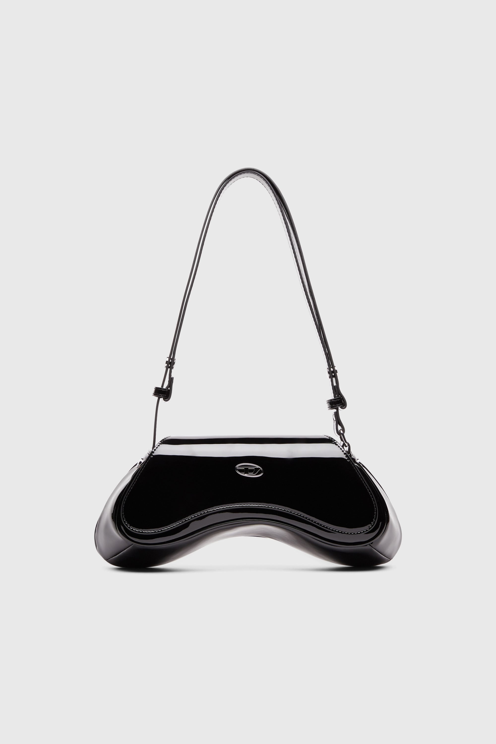 Diesel - PLAY CROSSBODY, Woman's Play-Glossy crossbody bag in Black - 2