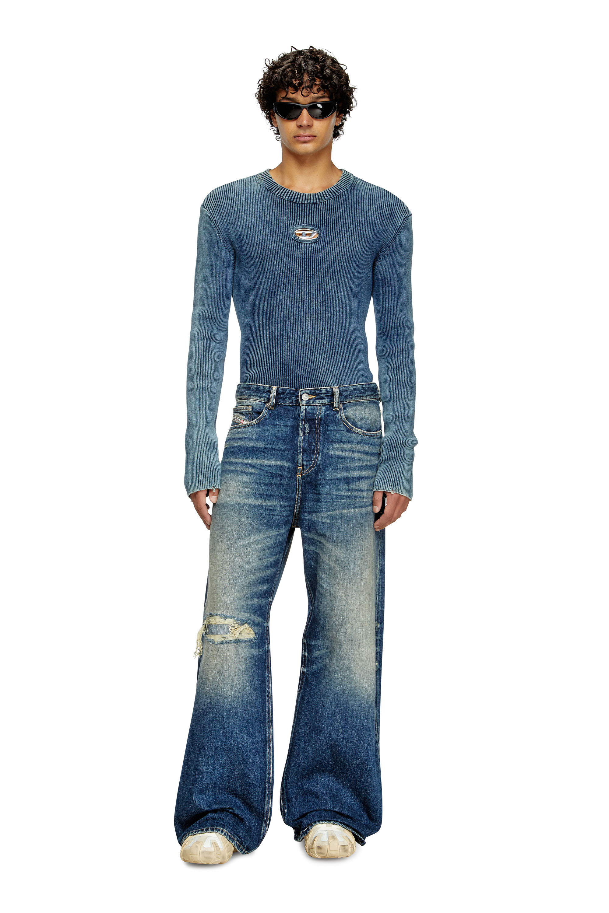Men's Relaxed Jeans | Dark Blue | Diesel D-Rise Men's Relaxed Jeans | Dark Blue | Diesel D-Rise