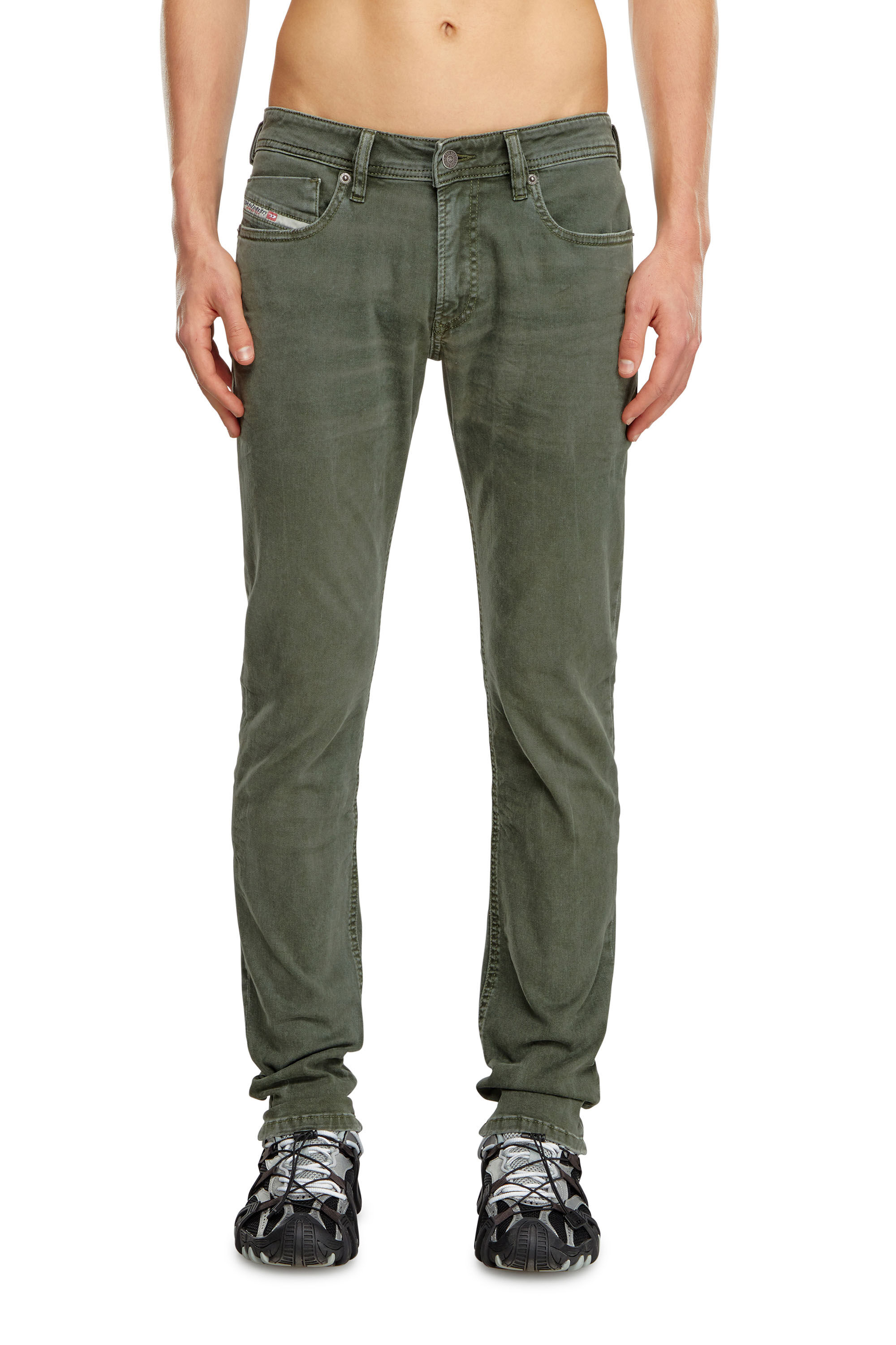 Diesel - Man's Skinny Jeans 1979 Sleenker 0ENAK, Green - 3