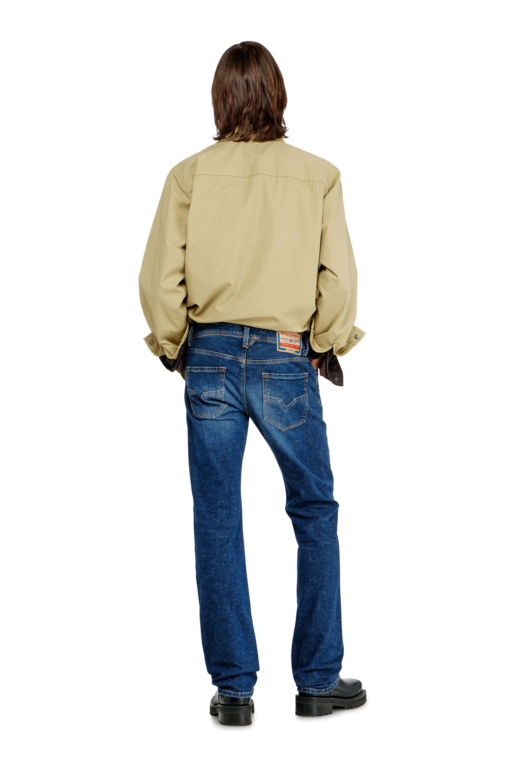 Diesel - Man's Regular Jeans 1985 Larkee 09J47, Dark Blue - 3