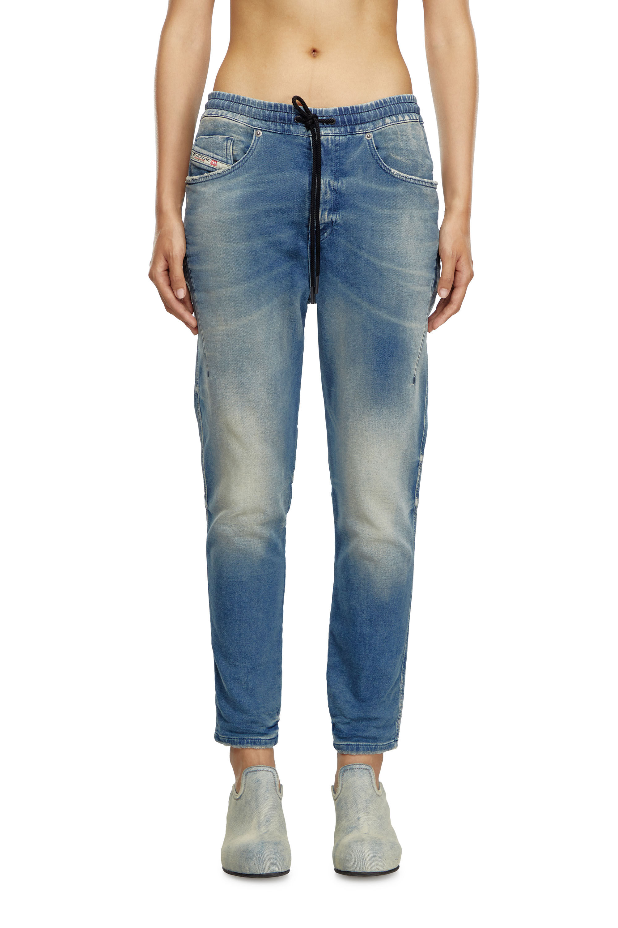 Diesel - Woman Boyfriend 2041 D-Fayza Joggjeans® 068MG, Medium blue - Image 3