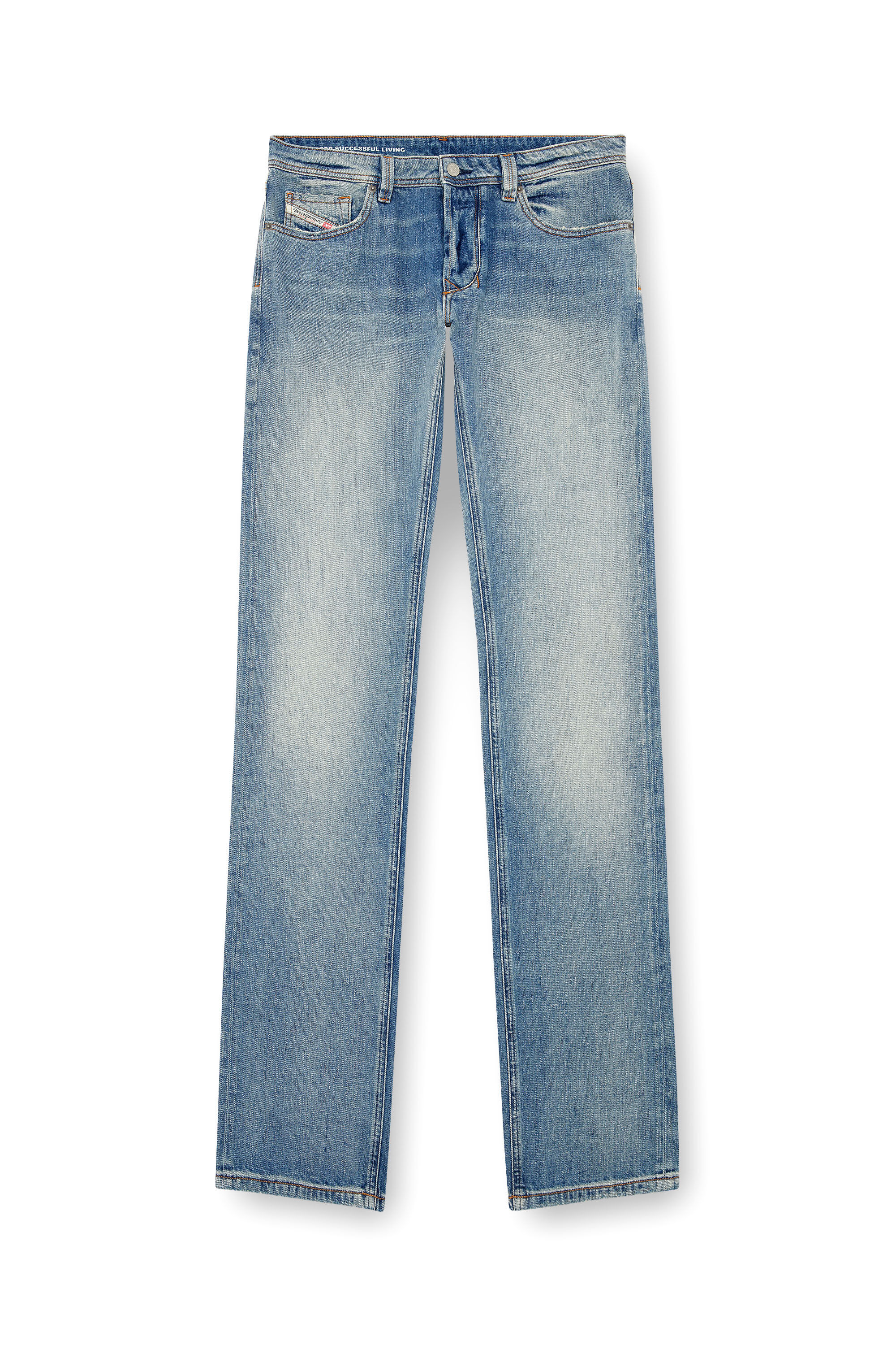 Diesel - Man Straight Jeans 1985 Larkee 0GRDN, Light Blue - Image 2