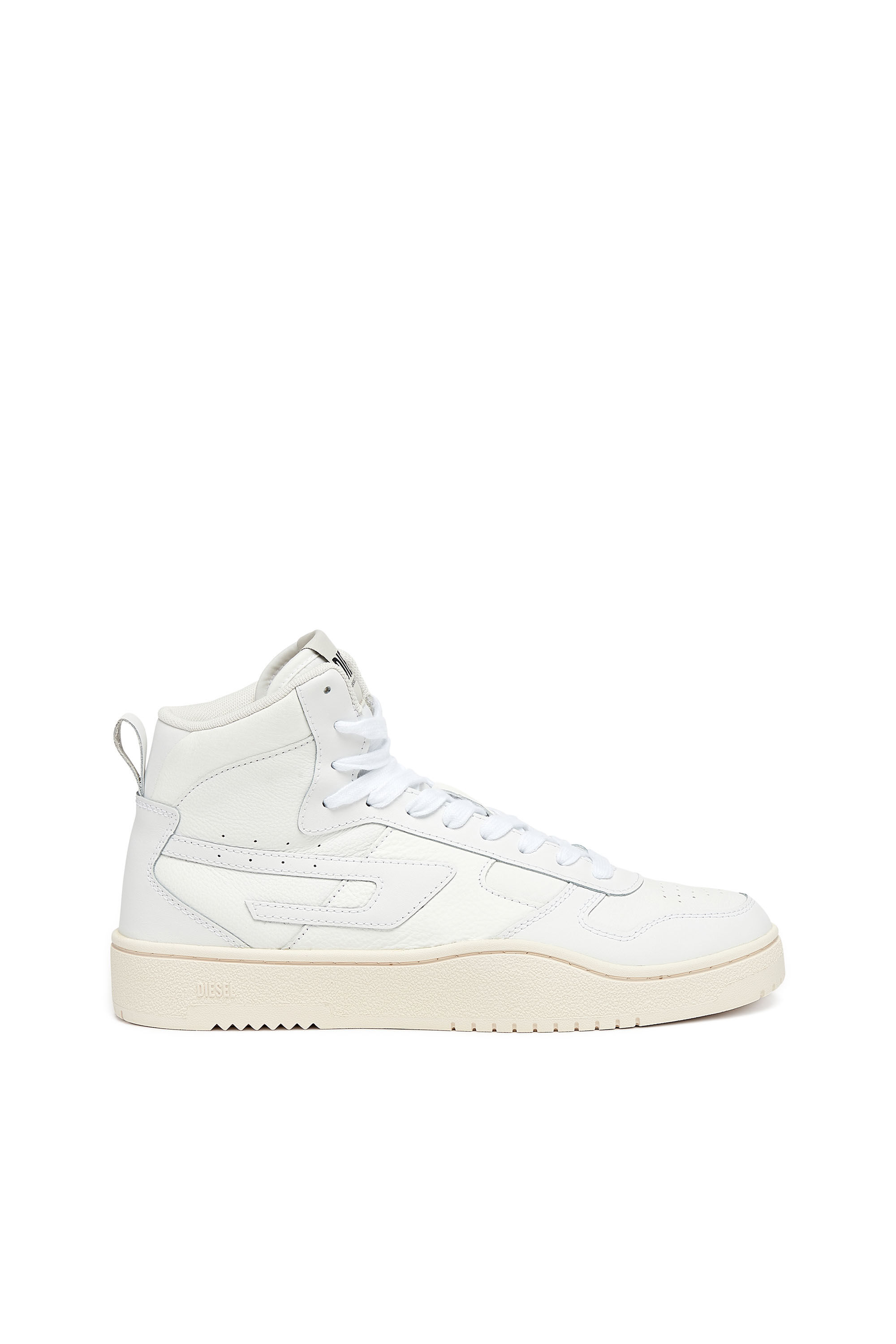 Diesel - S-UKIYO V2 MID, Man's S-Ukiyo V2 Mid - High-top sneakers with D branding in White - 1