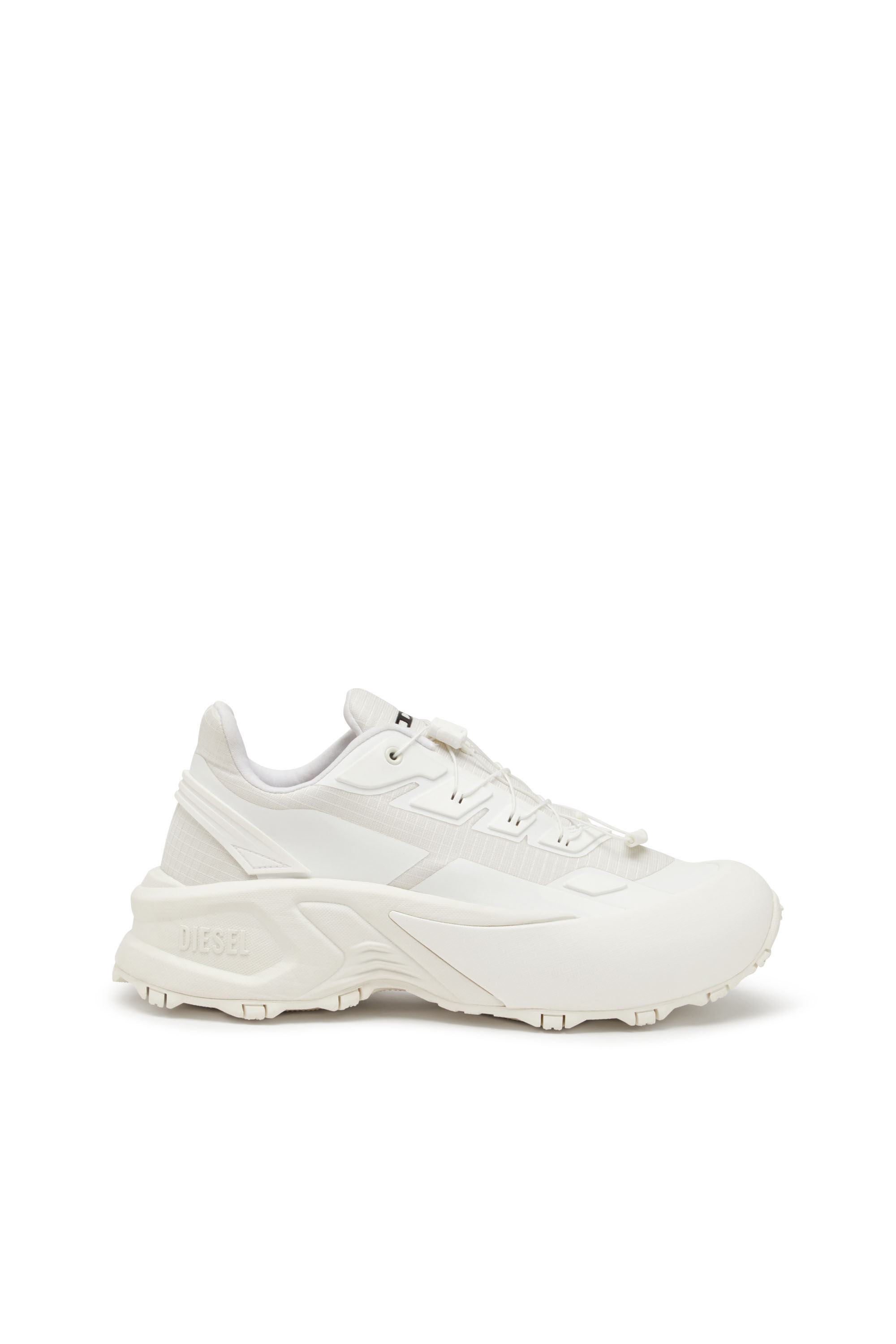 Diesel - D-CAGE RUNNER, Man's D-Cage Runner-Sneakers in TPU-trimmed ripstop in White - 1