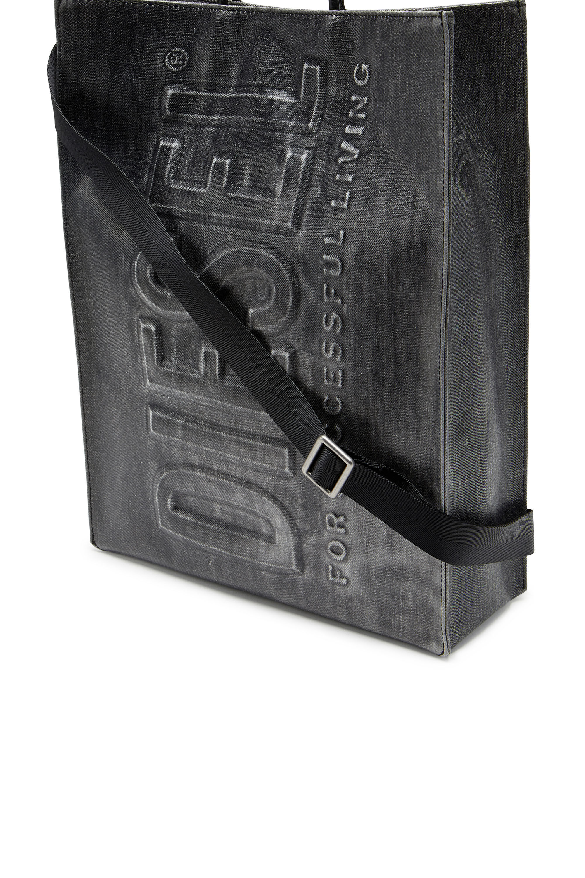 Diesel - DSL 3D SHOPPER L X, Black - Image 5