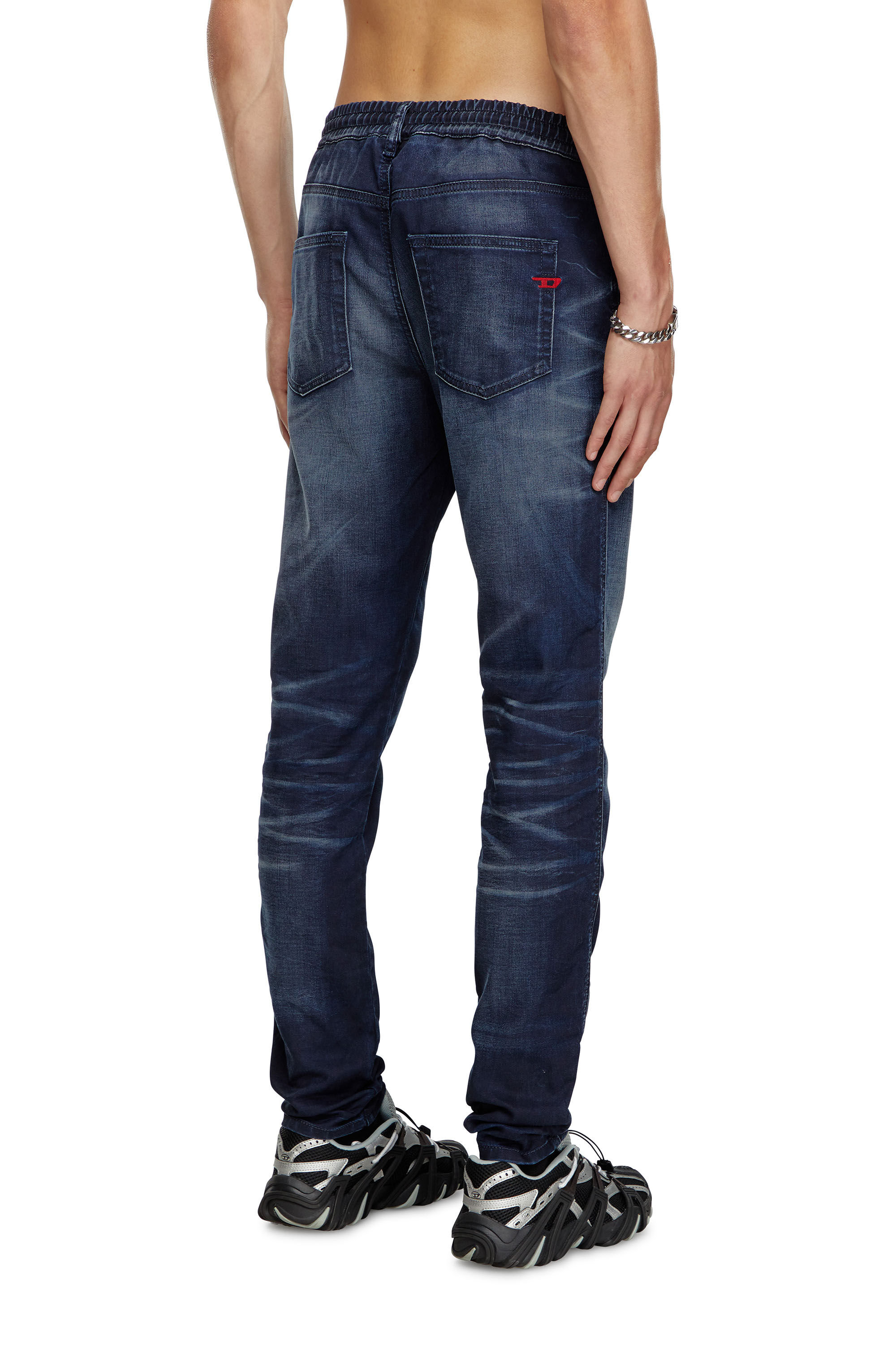 Diesel - Man Slim 2060 D-Strukt Joggjeans® 068LY, Dark Blue - Image 4