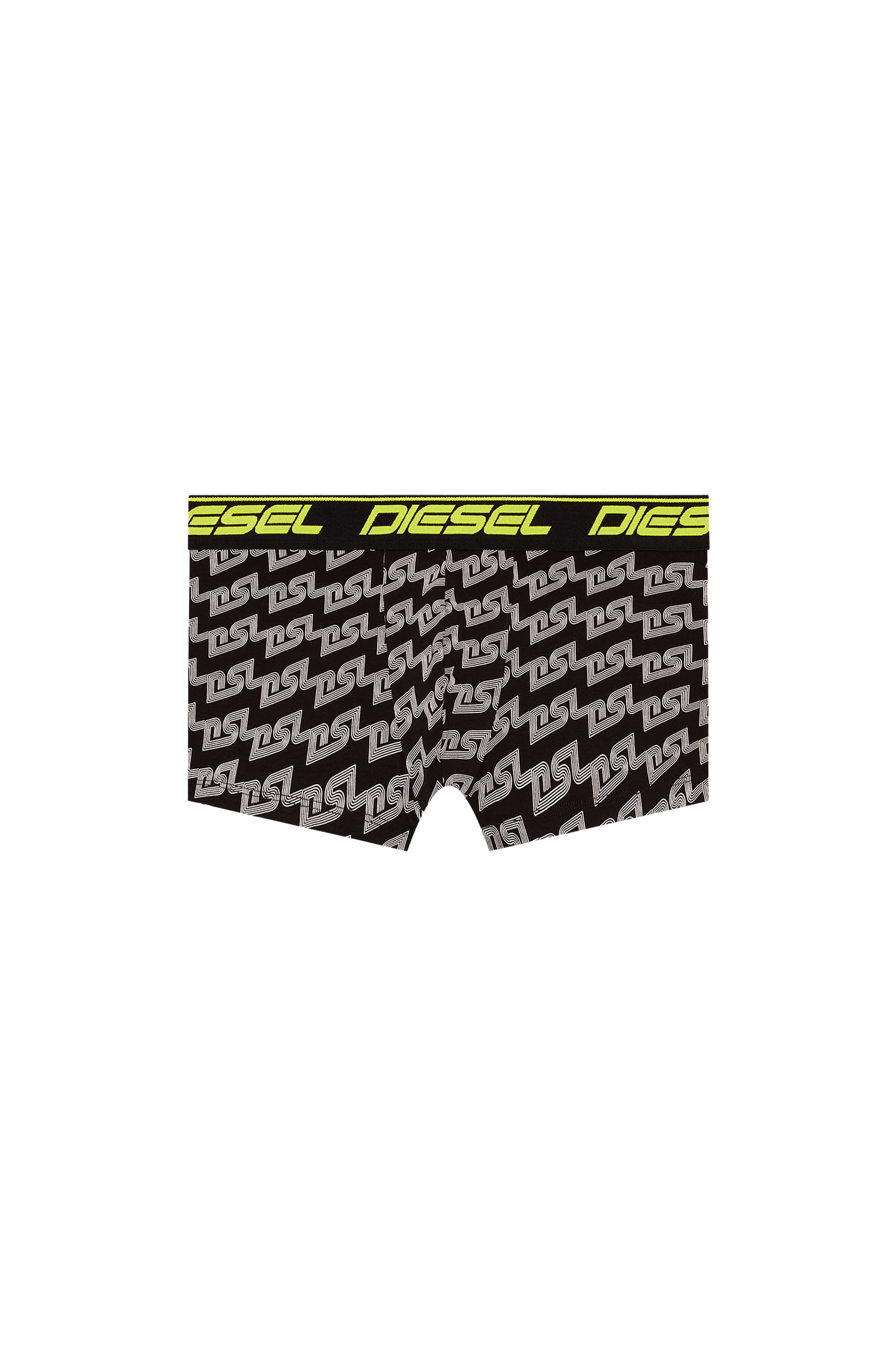 Diesel - UMBX-DAMIEN, Man's Boxer briefs with splatter print in Black/Yellow - 2