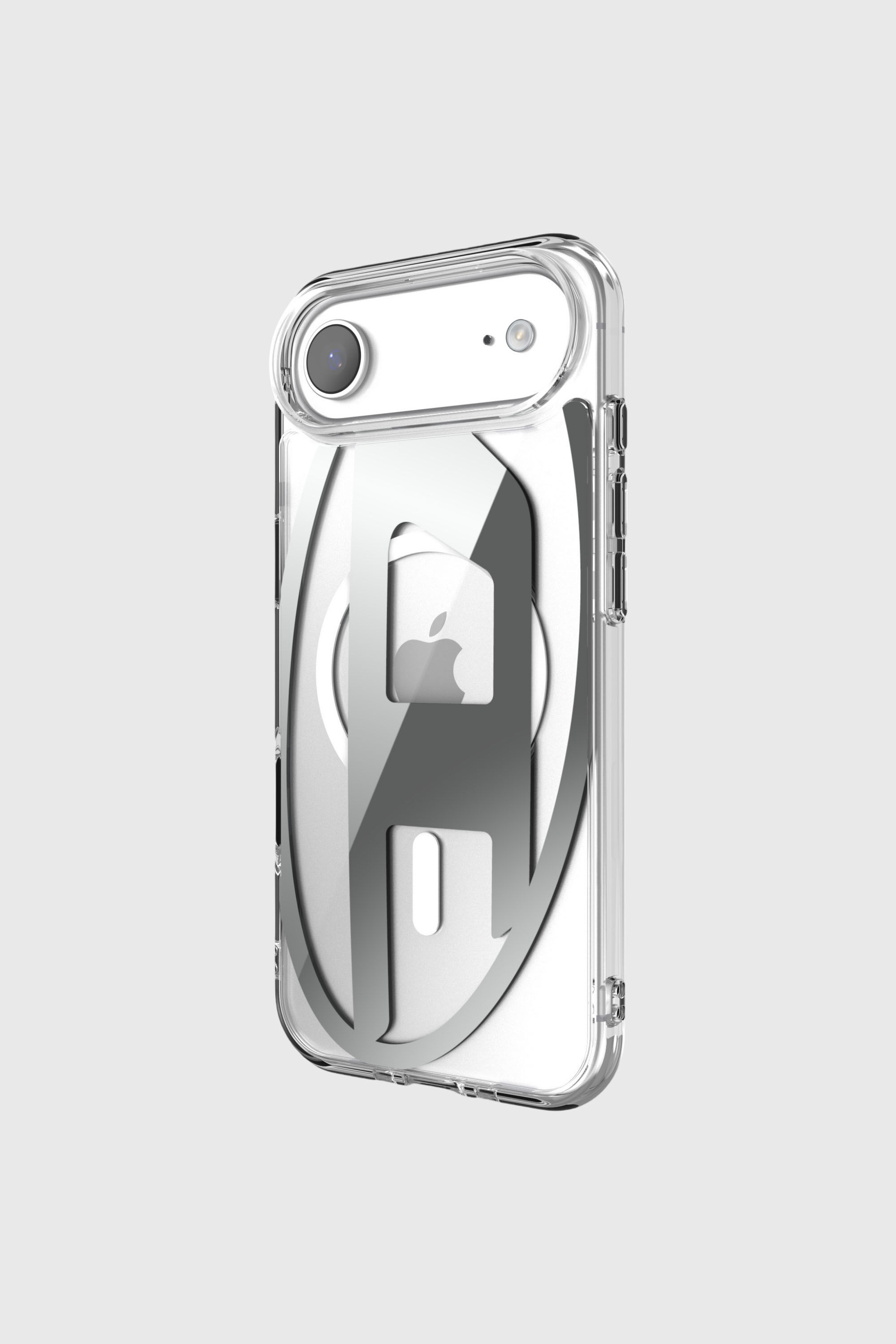 Diesel - 60412 AOP CASE, Unisex's Oval D metallic case with magsafe for iPhone 17 Air in Grey - 3