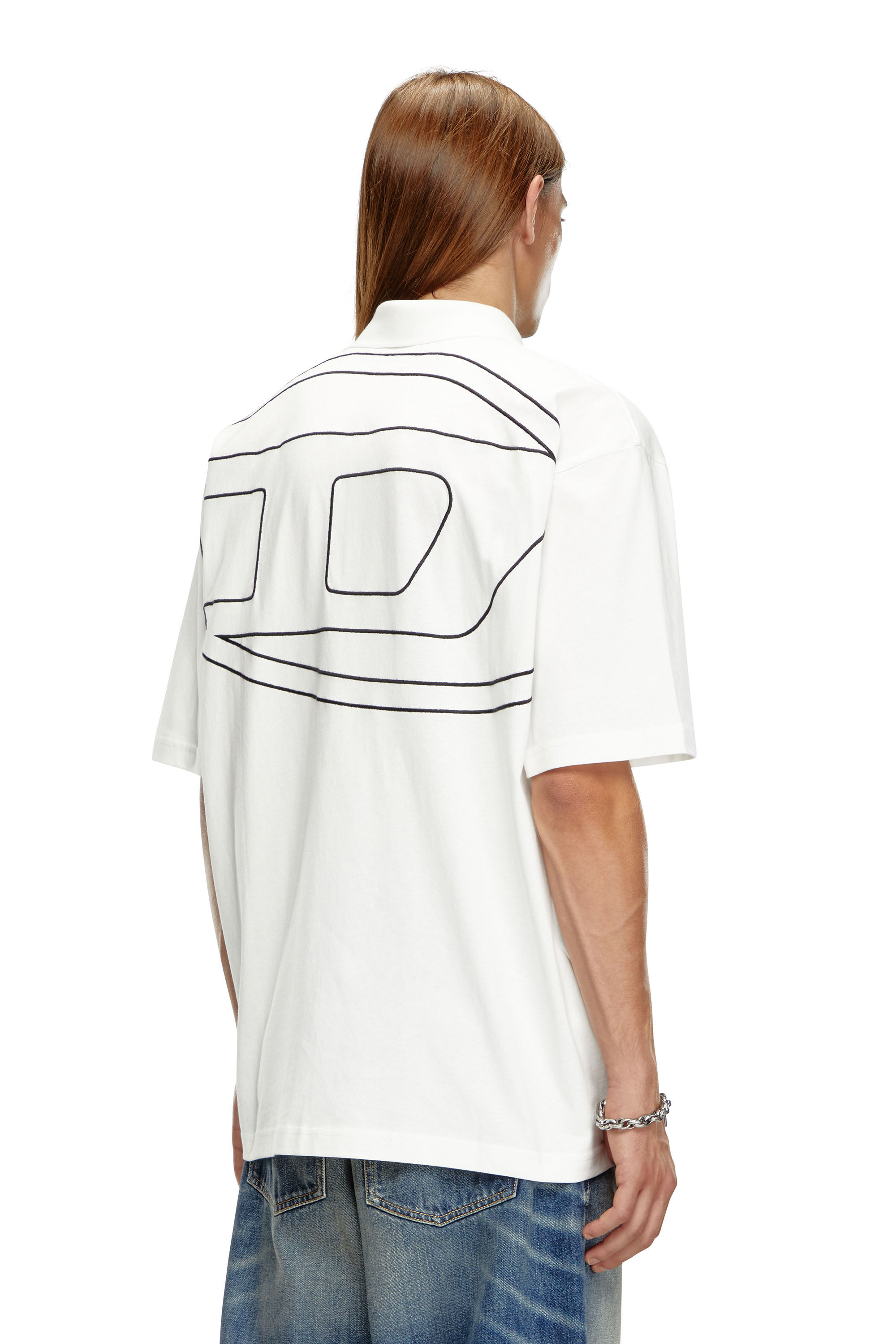 Diesel - T-VORT-MEGOVAL-D, White/Black - Image 3