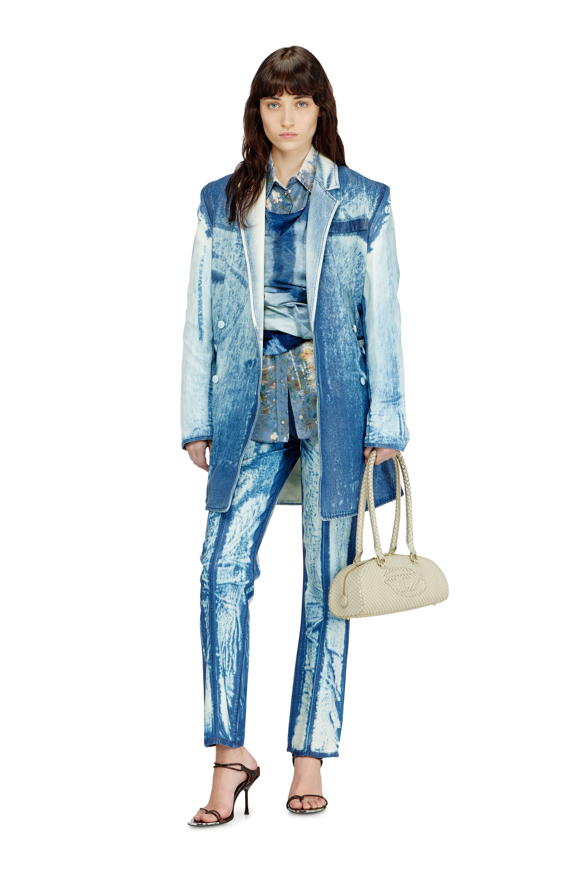 Diesel - Woman's Slim Jeans D-LYSAR 068XC, Medium blue - 1