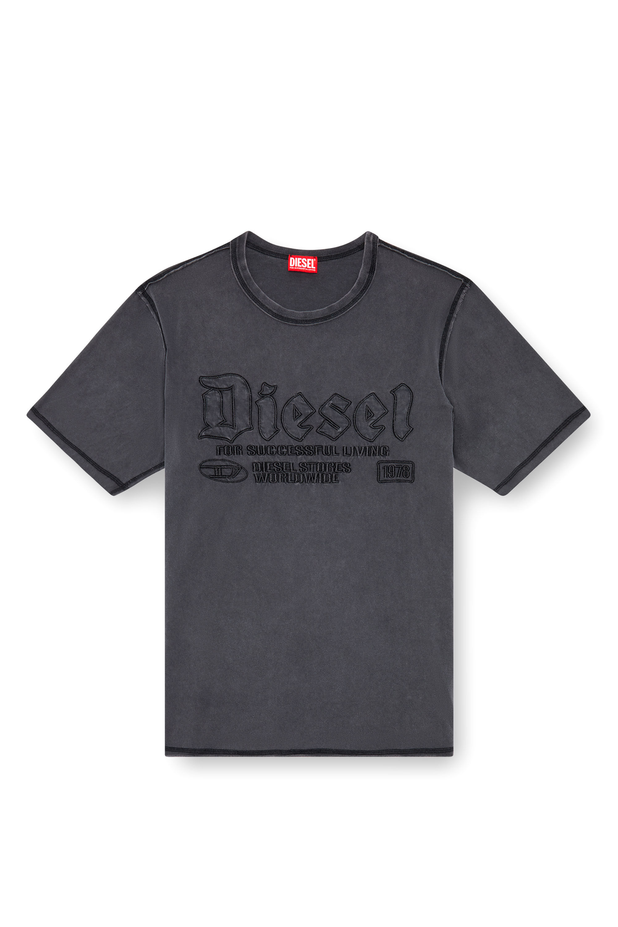 Diesel - T-RAWJUST, Black - Image 2