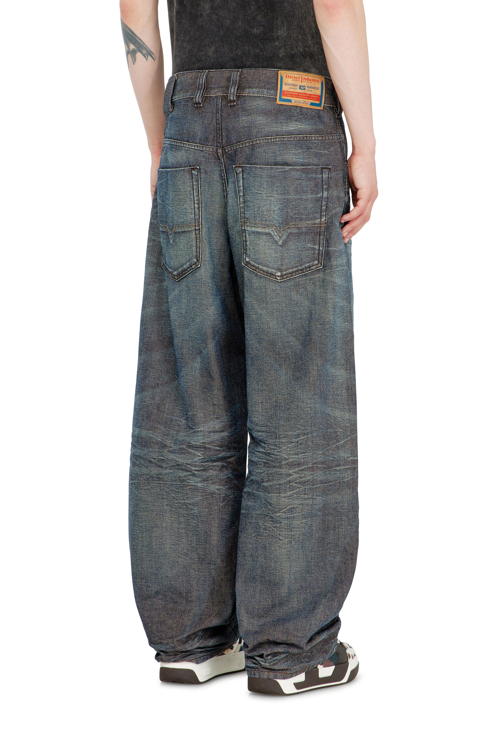 Diesel - Unisex's Relaxed Jeans 1997 D-Enim-M 007EM, Dark Blue - 5