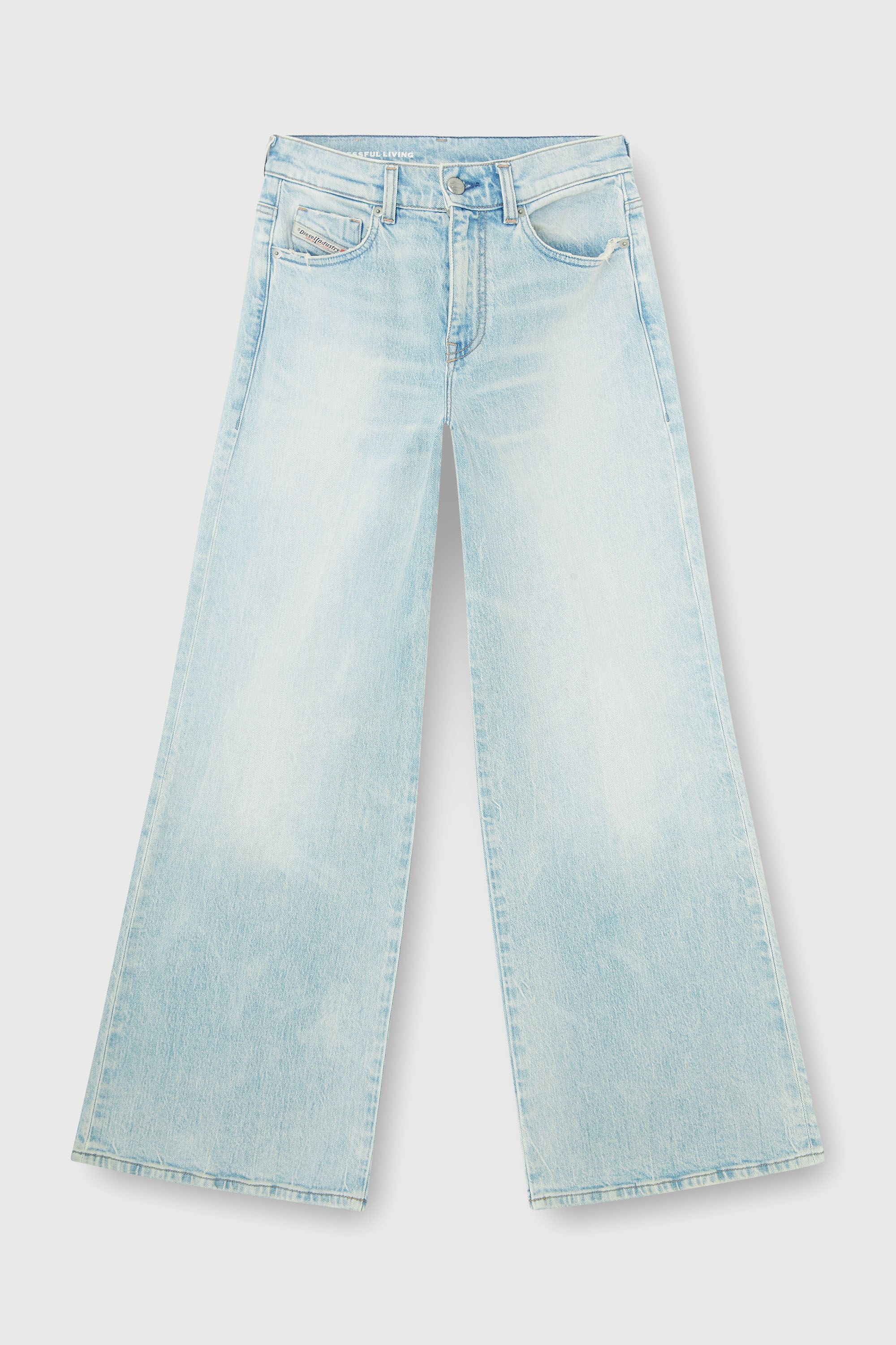 Diesel - Woman's Flare Jeans 1978 D-Akemi 0KBBX, Light Blue - 6