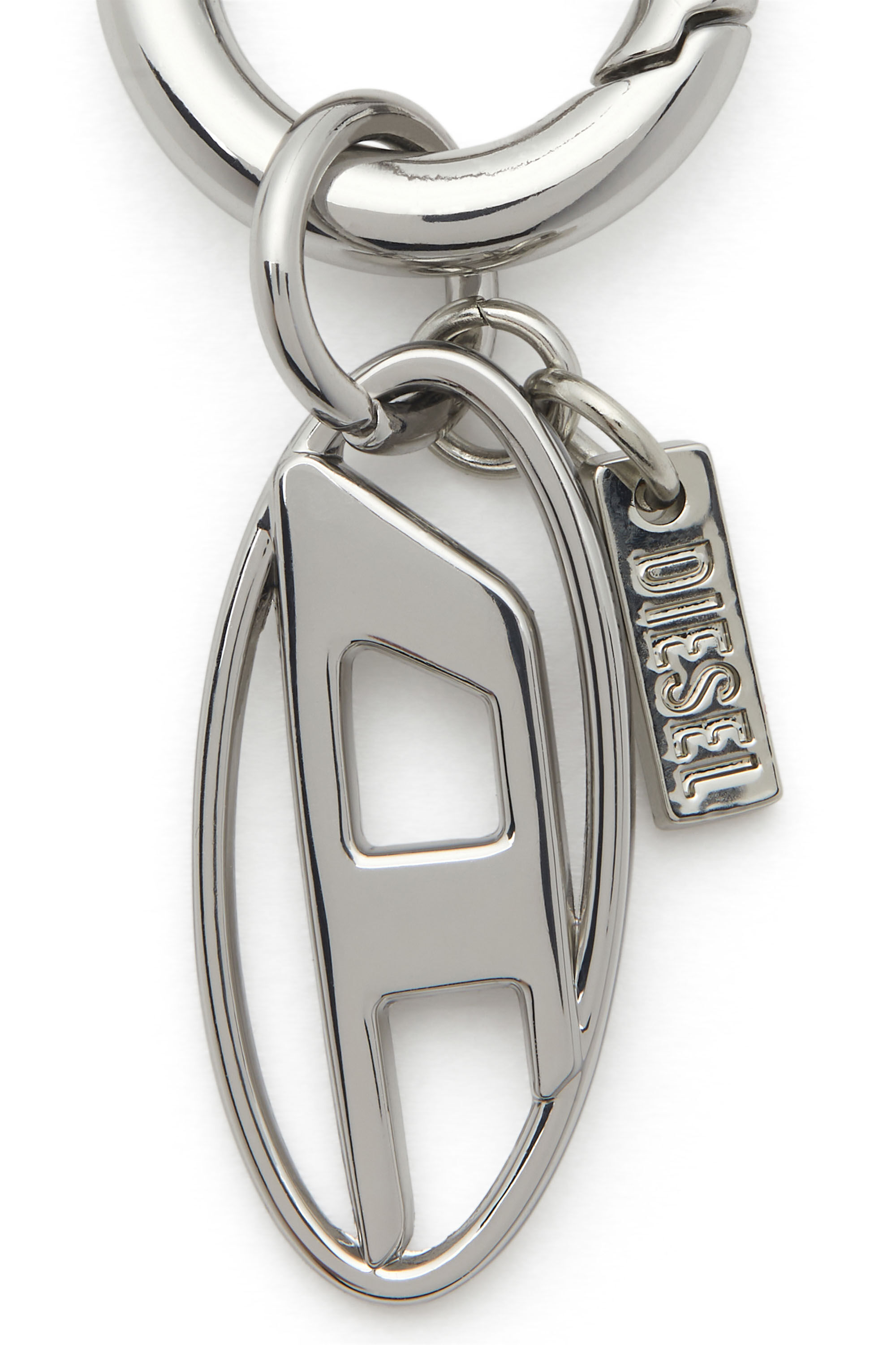 Diesel - CHARM-OVAL D, Unisex's Metal charm with Oval D charm in Silver - 2