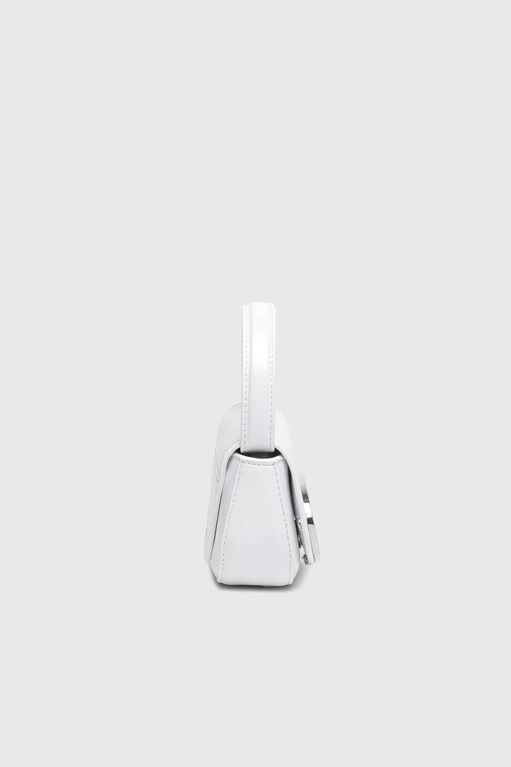 Diesel - 1DR XS, Woman's 1DR XS-Iconic mini bag with D logo plaque in White - 5