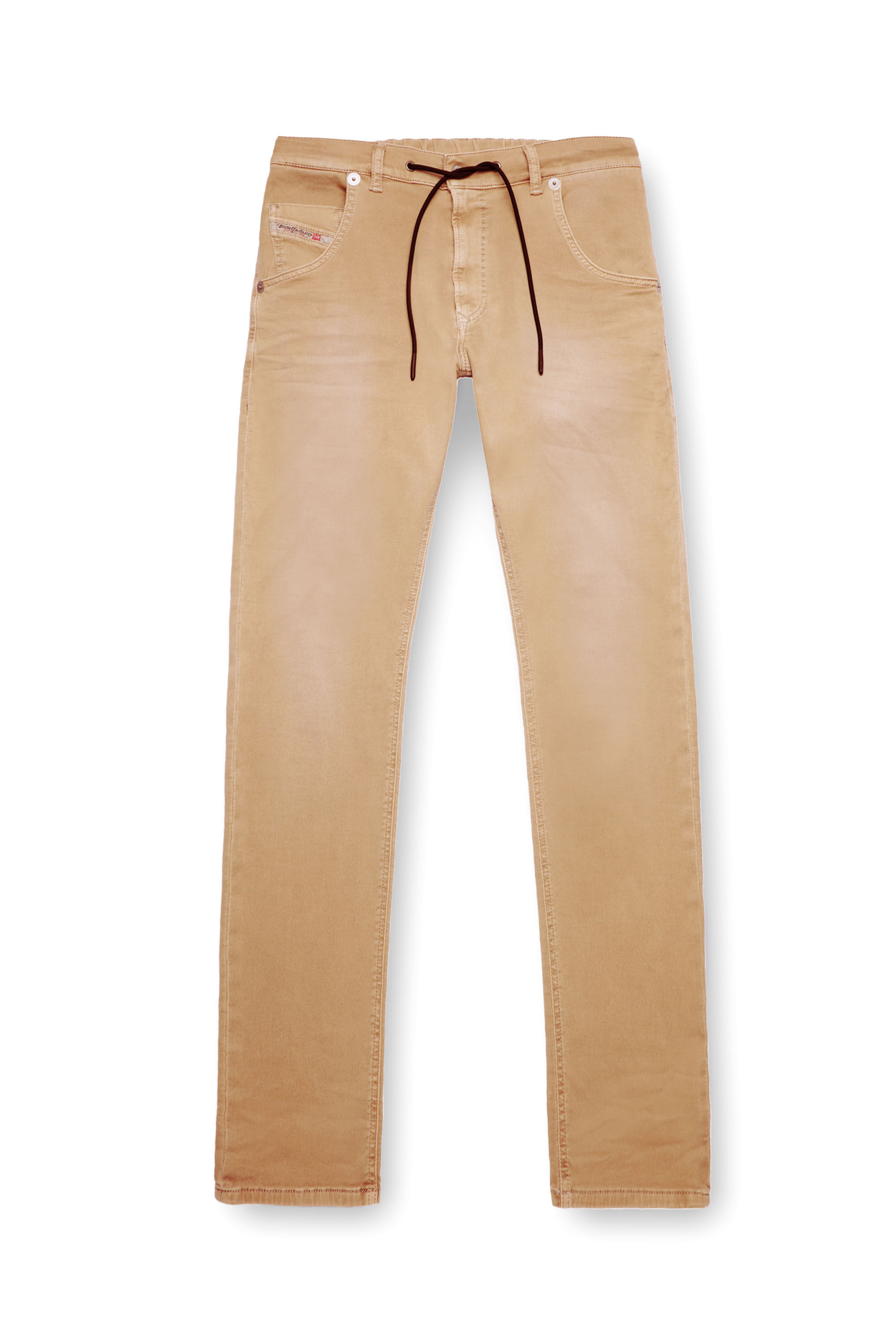 Diesel - Man's Tapered 2030 D-Krooley Joggjeans® 0670M, Beige - 2