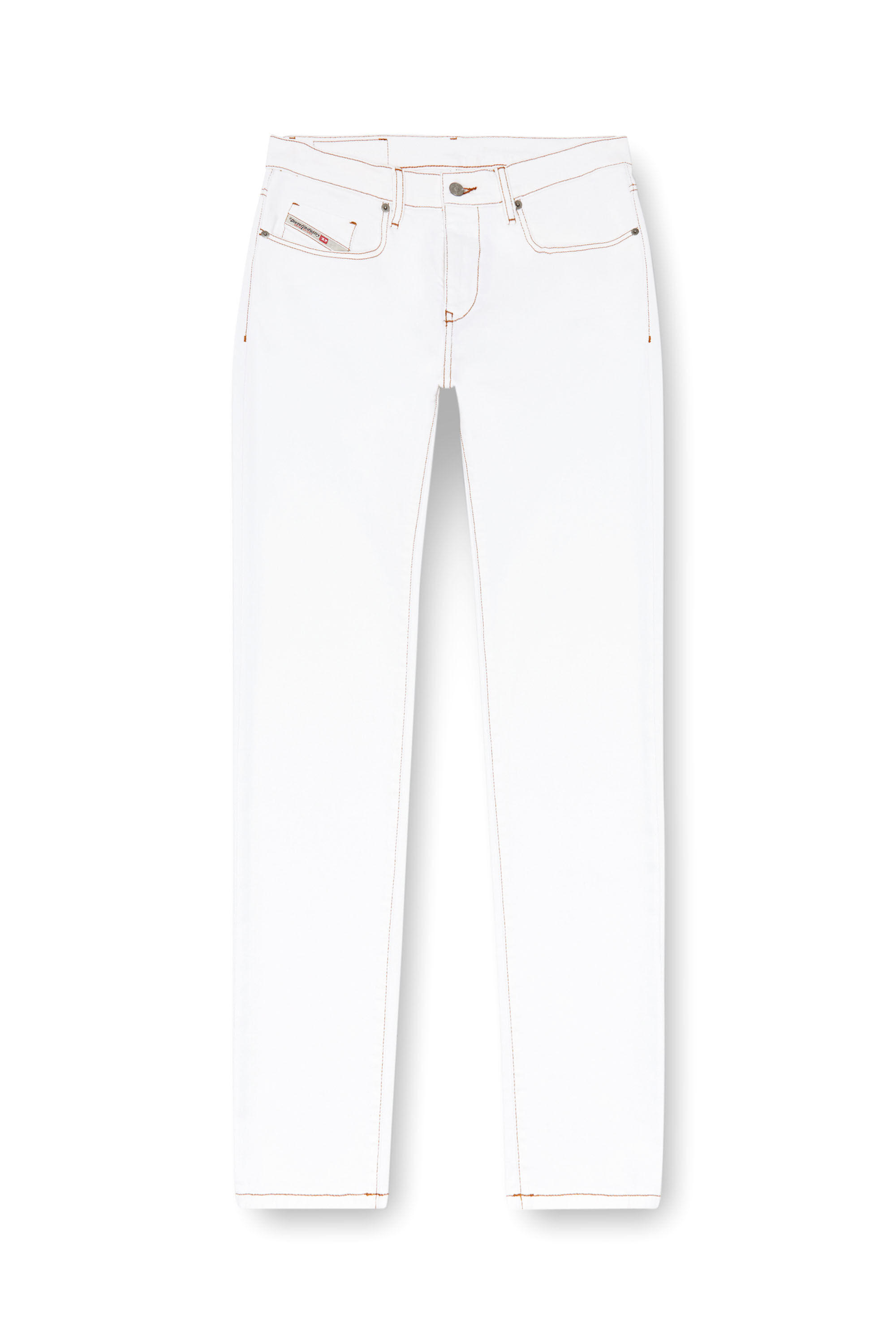 Diesel - Man Slim Jeans 2019 D-Strukt 09K05, White - Image 2