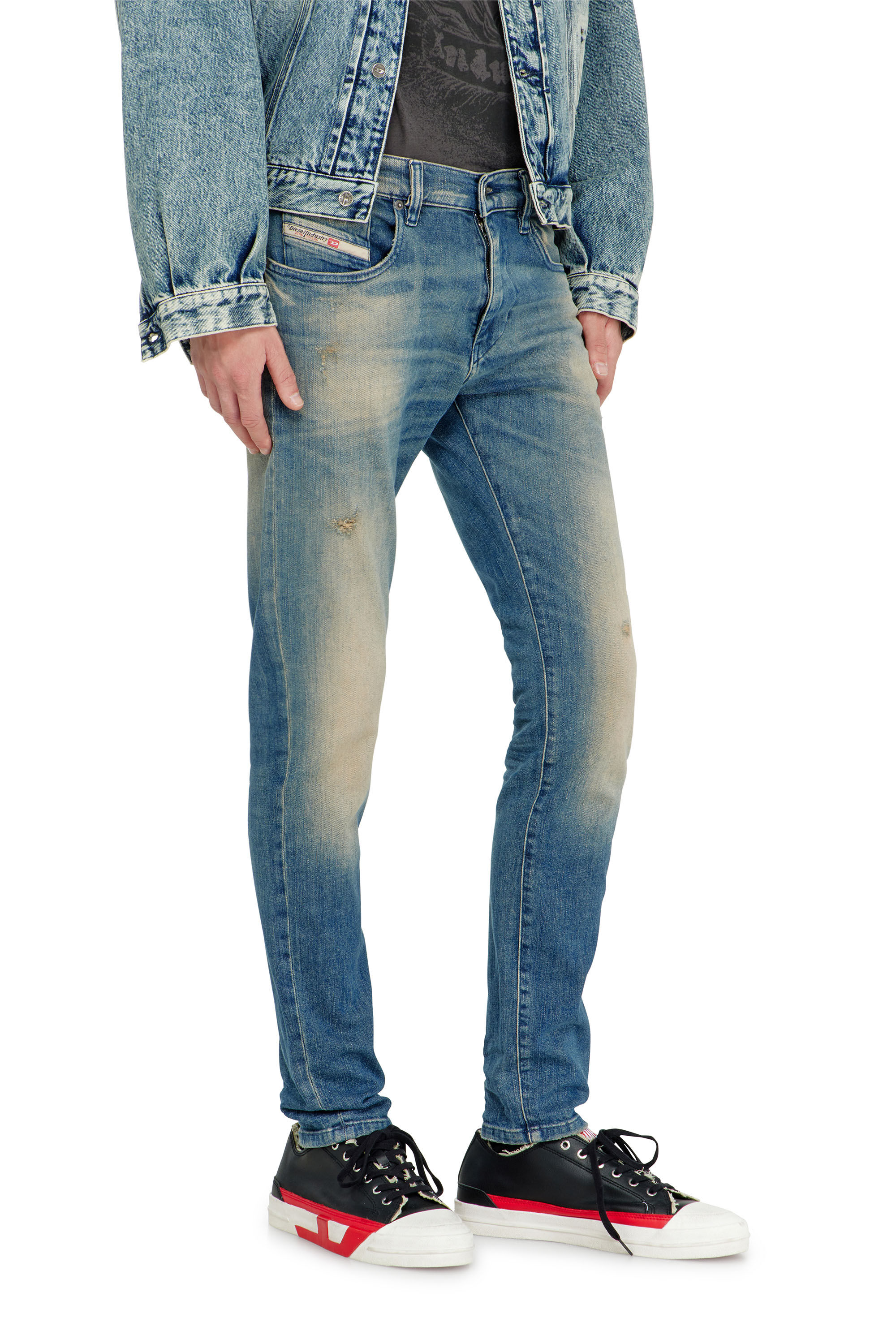 Diesel - Man's Slim Jeans 2019 D-Strukt 0KBBW, Medium blue - 7