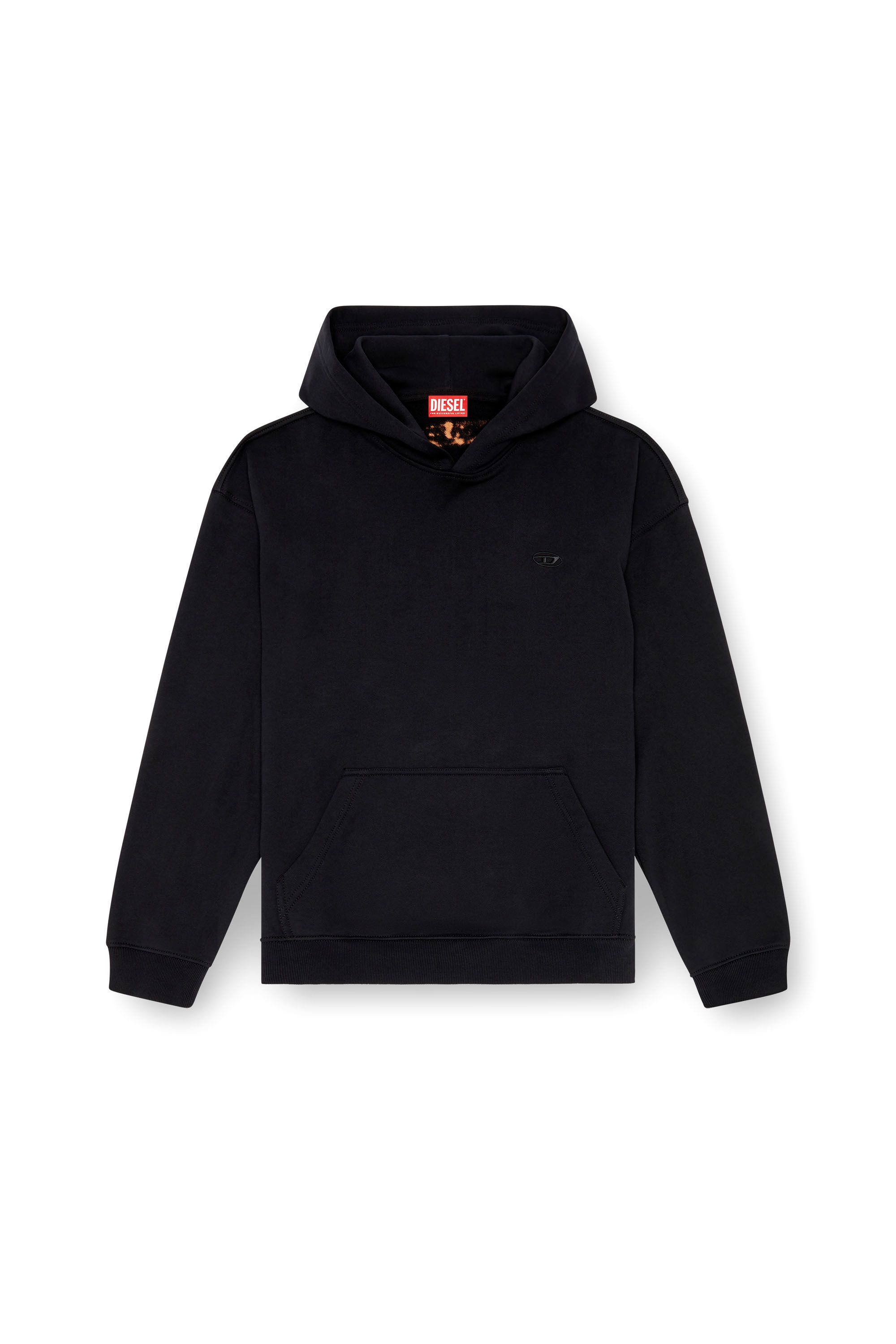 Diesel - S-BOXT-HOOD-BLEACH, Black/Orange - Image 2